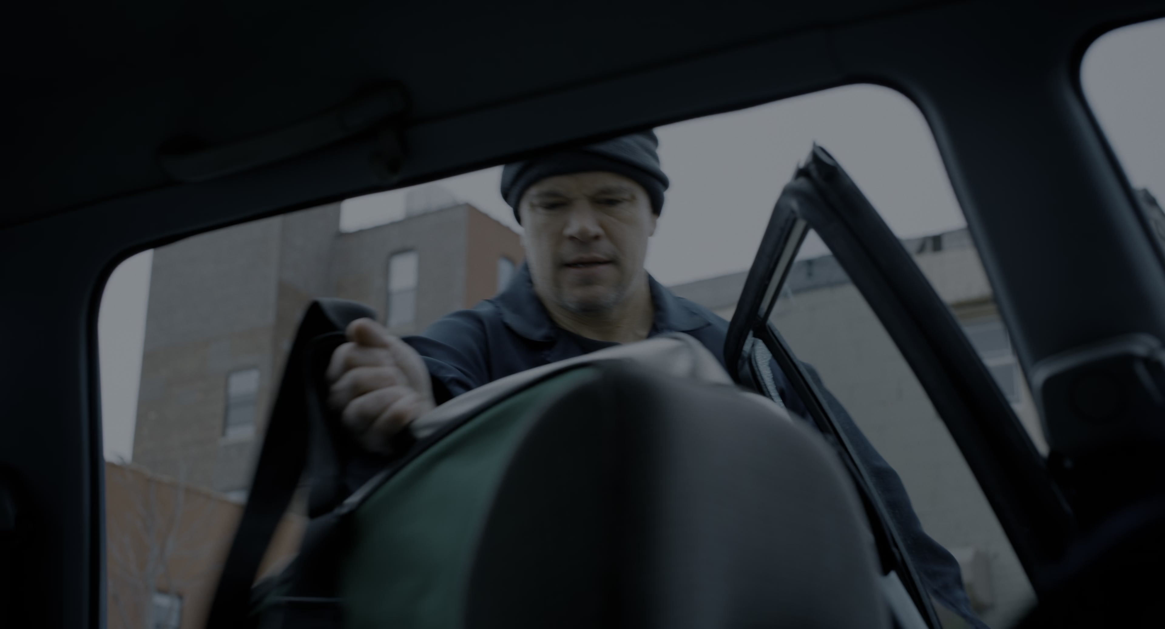 The Instigators (2024), wide, 1.85:1 — film still