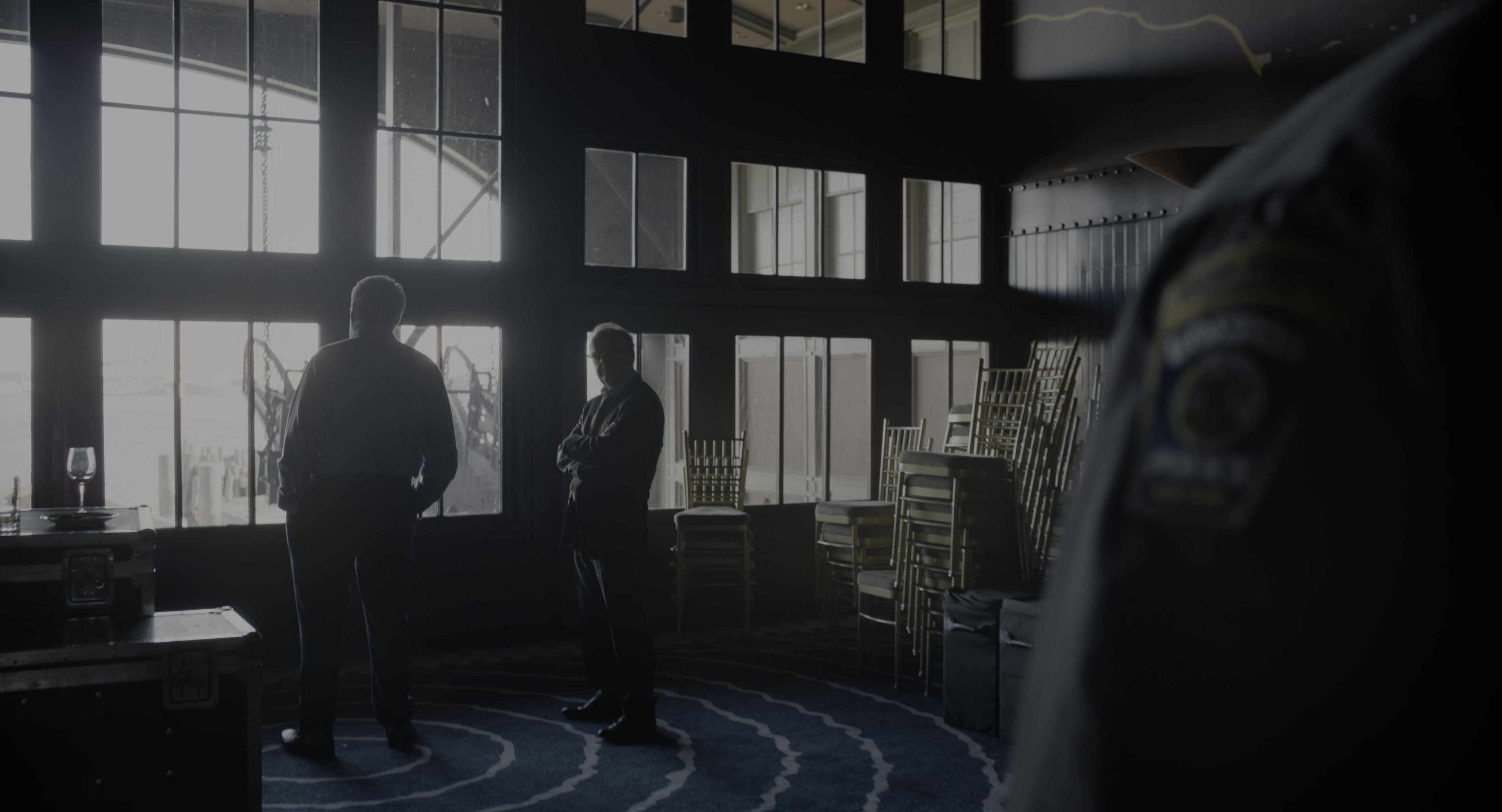 The Instigators (2024), wide, 1.85:1 — film still