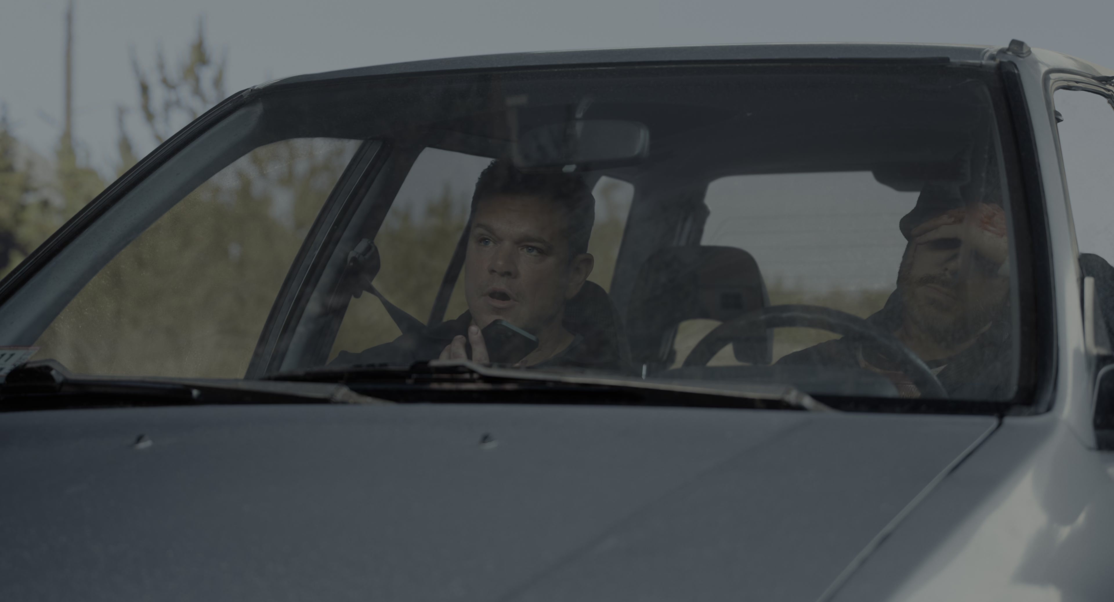 The Instigators (2024), wide, 1.85:1 — film still