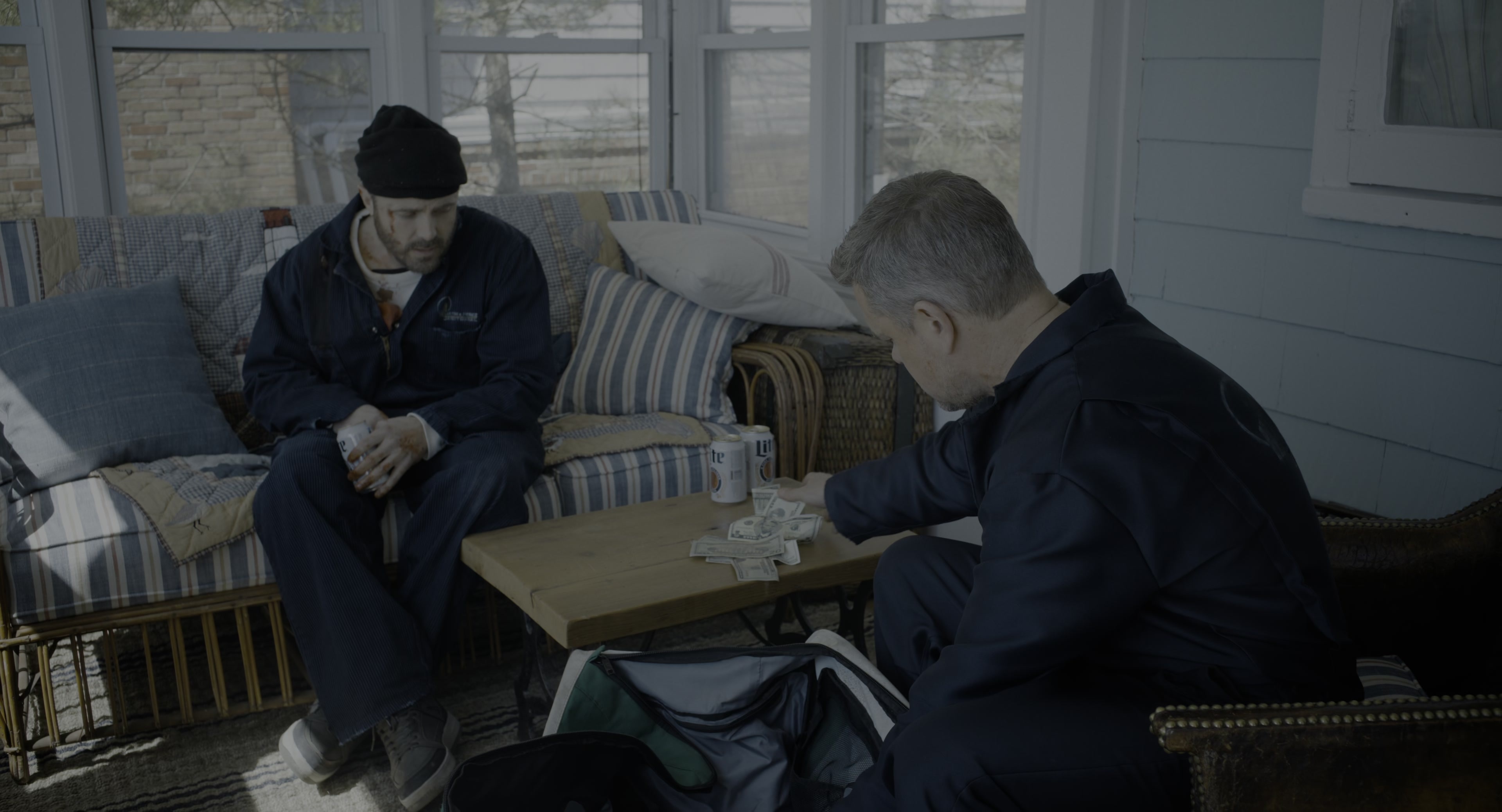 The Instigators (2024), wide, 1.85:1 — film still