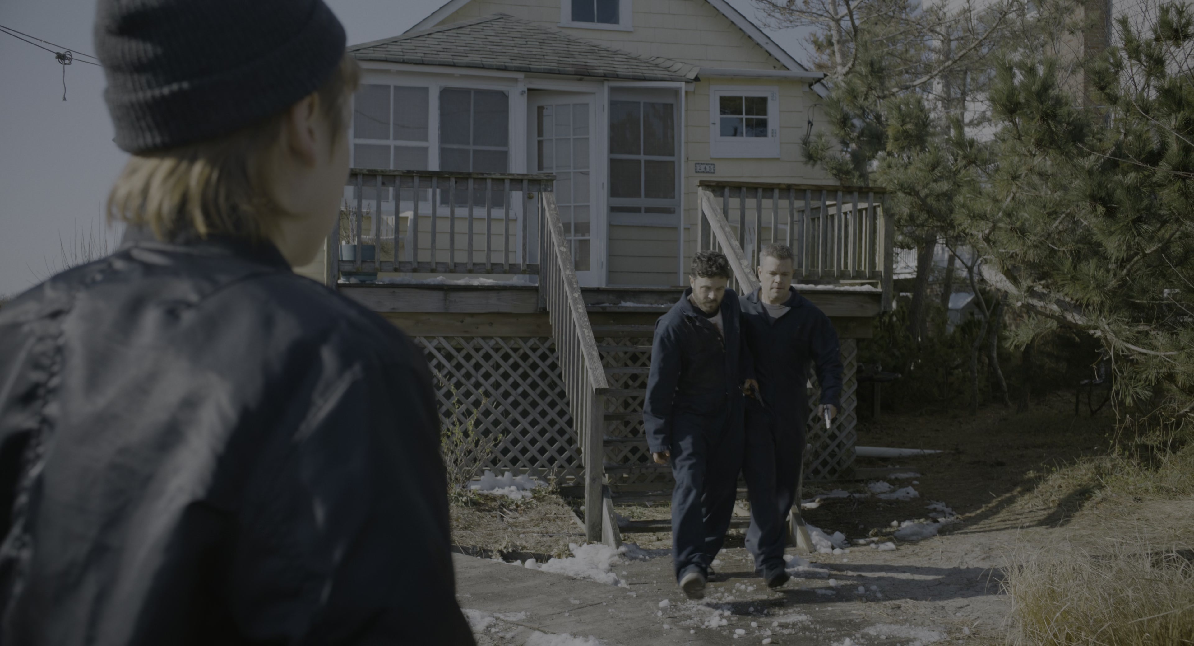 The Instigators (2024), wide, 1.85:1 — film still