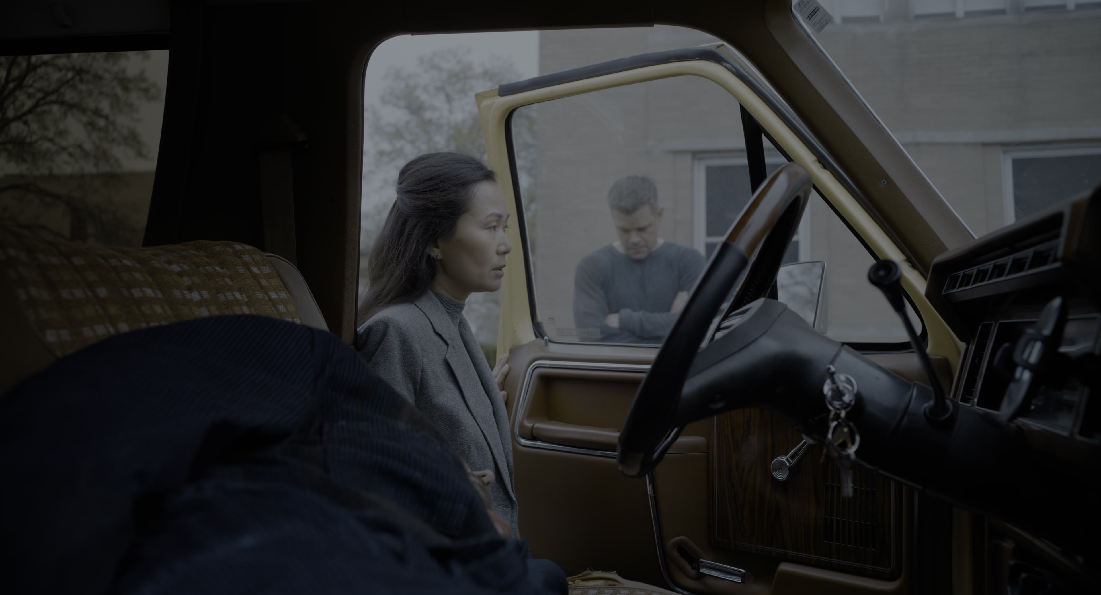 The Instigators (2024), wide, 1.85:1 — film still