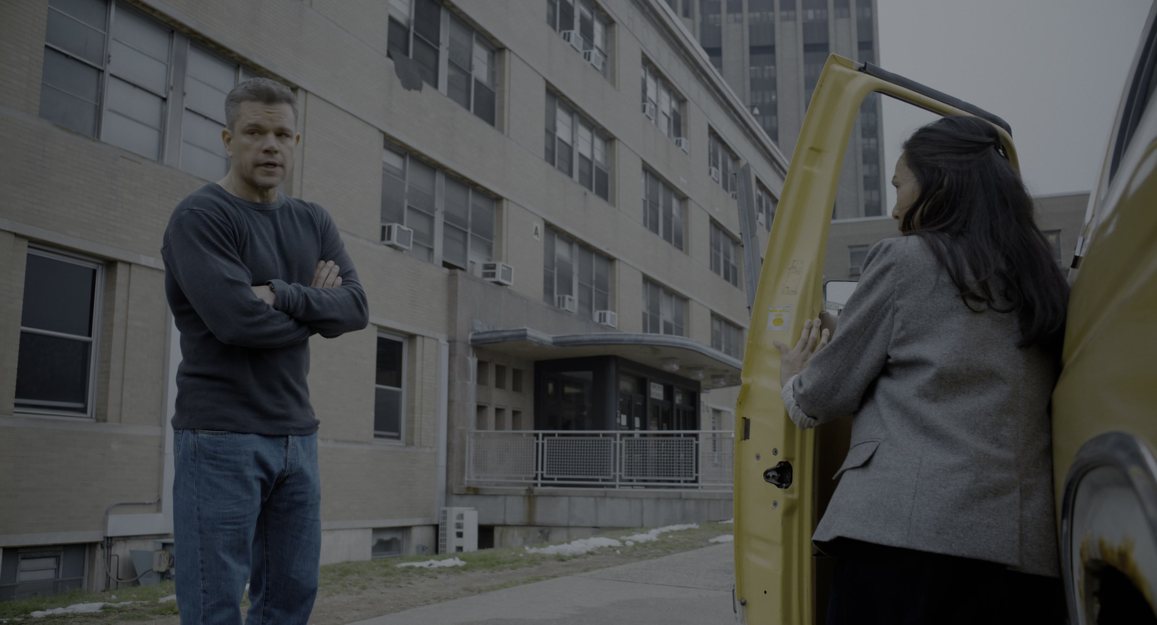 The Instigators (2024), wide, 1.85:1 — film still