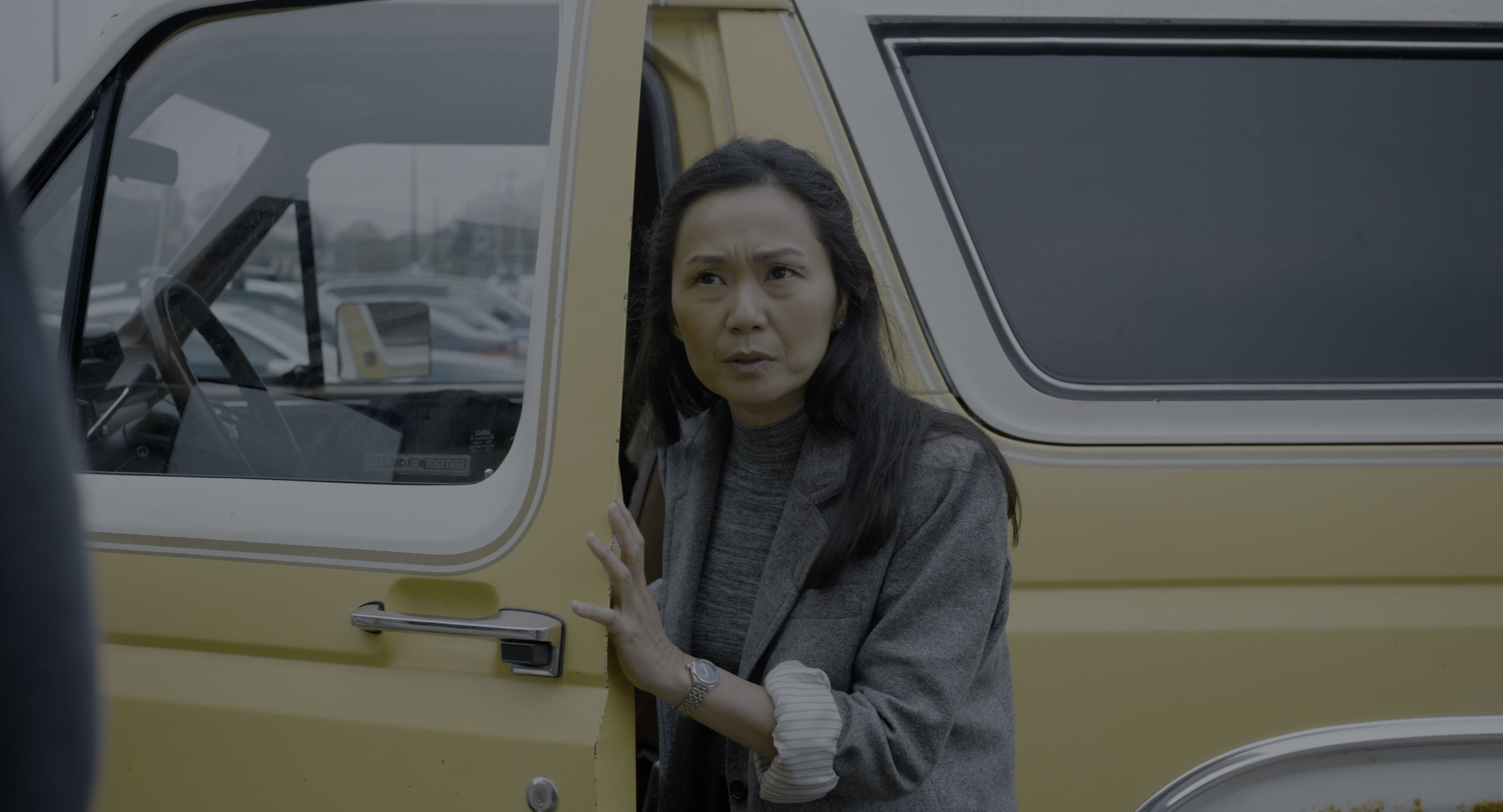 The Instigators (2024), wide, 1.85:1 — film still