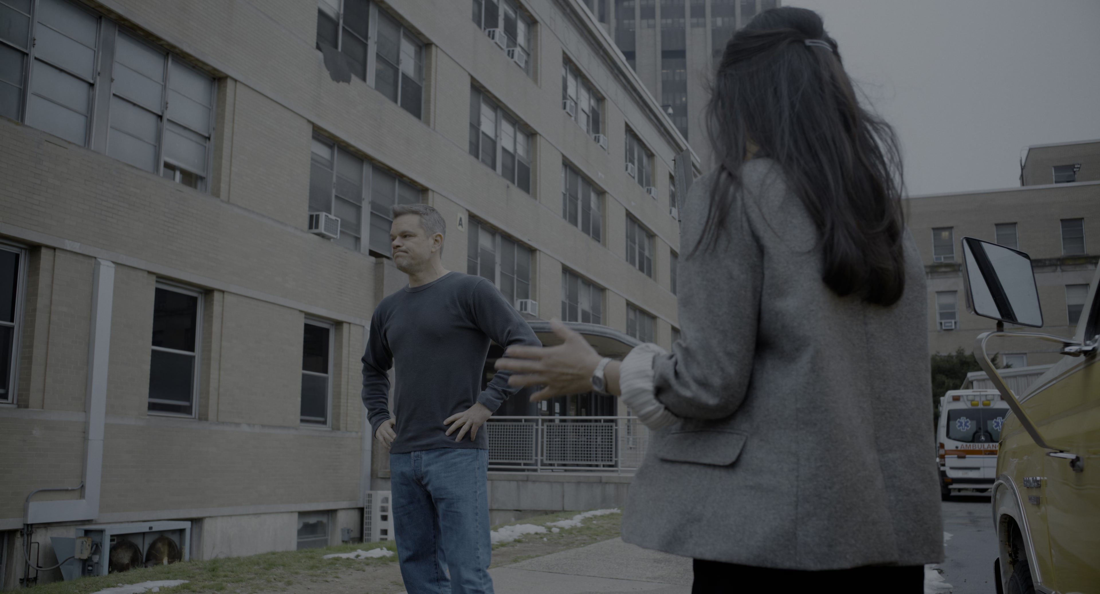 The Instigators (2024), wide, 1.85:1 — film still
