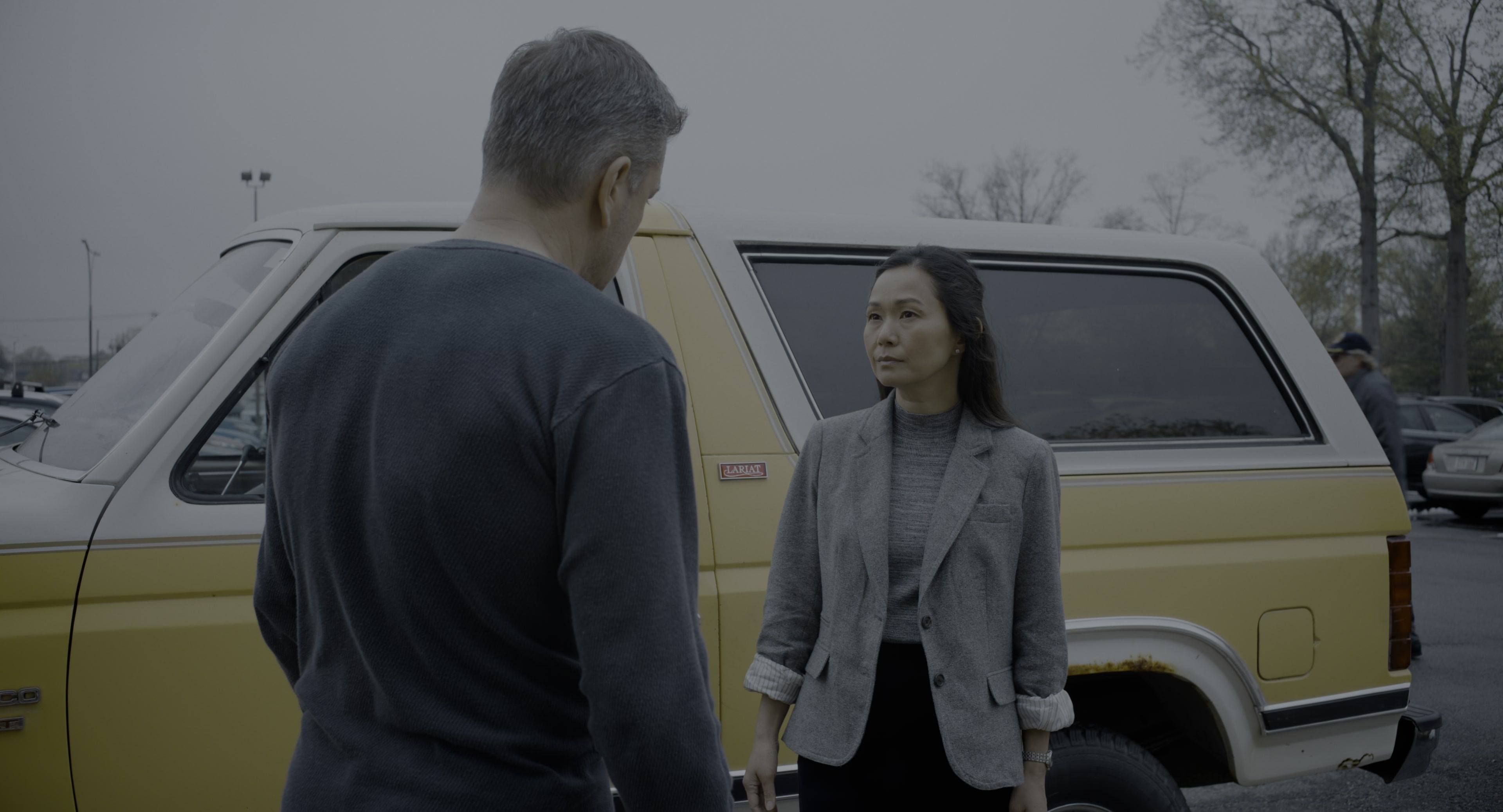 The Instigators (2024), wide, 1.85:1 — film still
