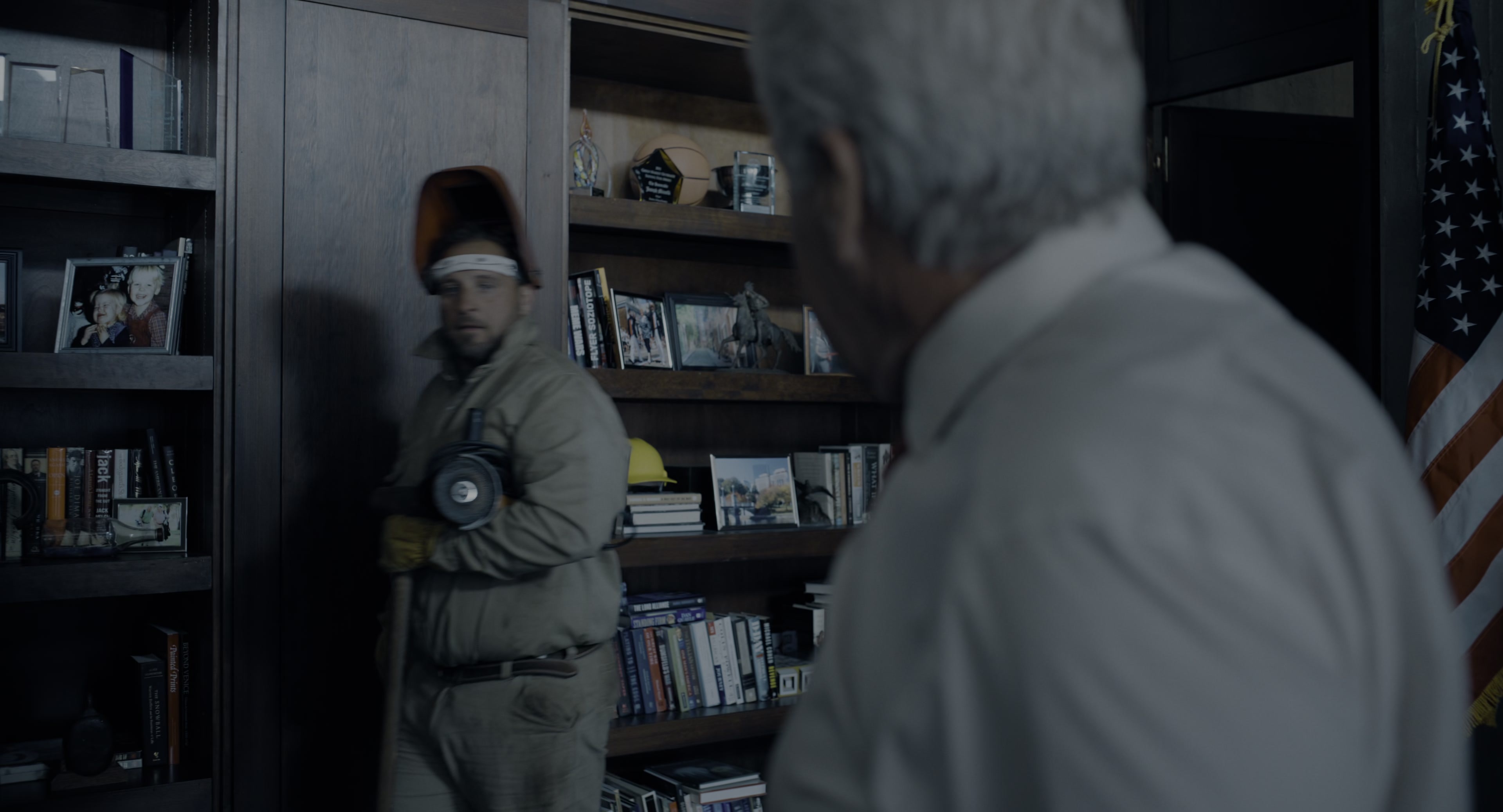 The Instigators (2024), wide, 1.85:1 — film still