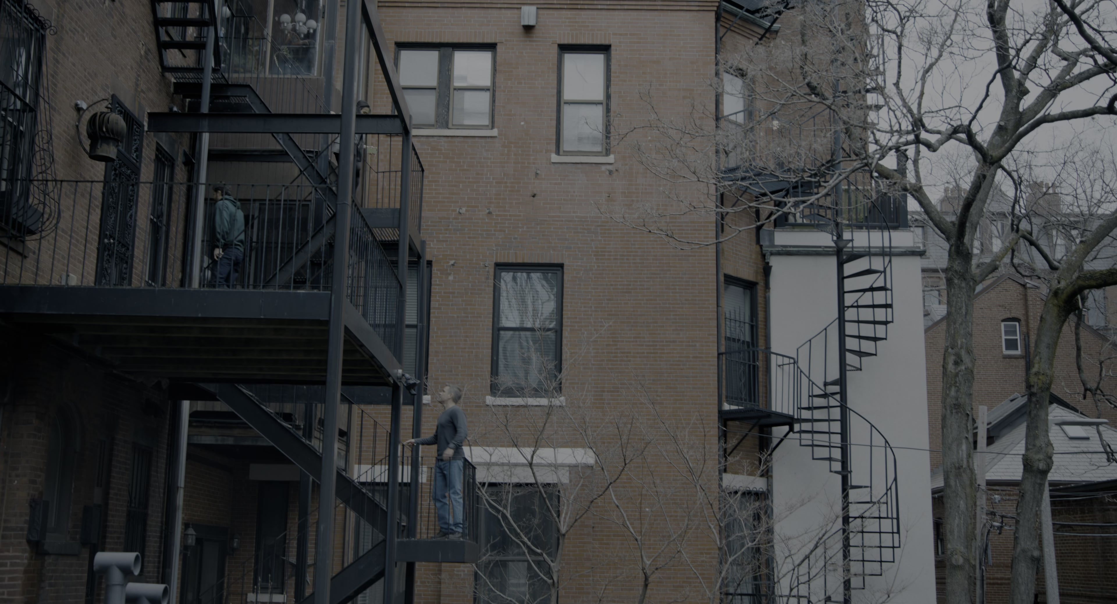 The Instigators (2024), wide, 1.85:1 — film still