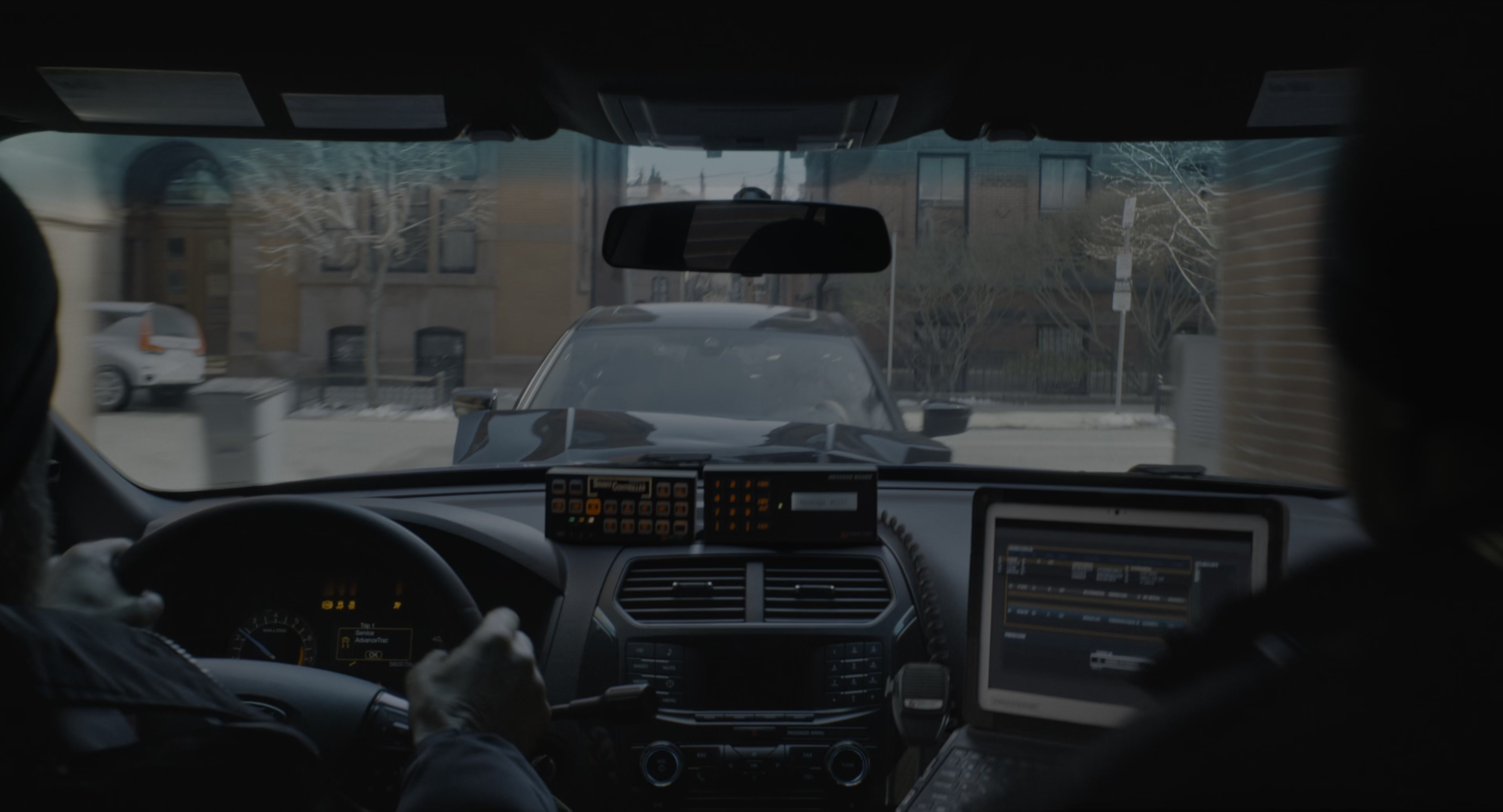 The Instigators (2024), wide, 1.85:1 — film still