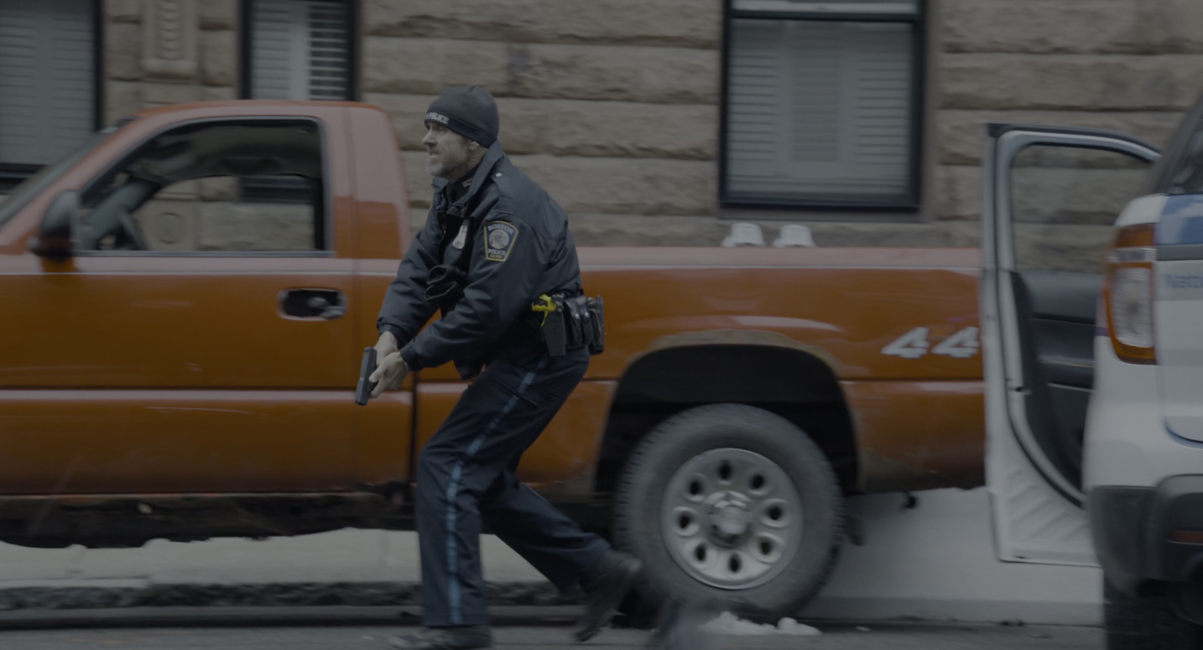 The Instigators (2024), wide, 1.85:1 — film still