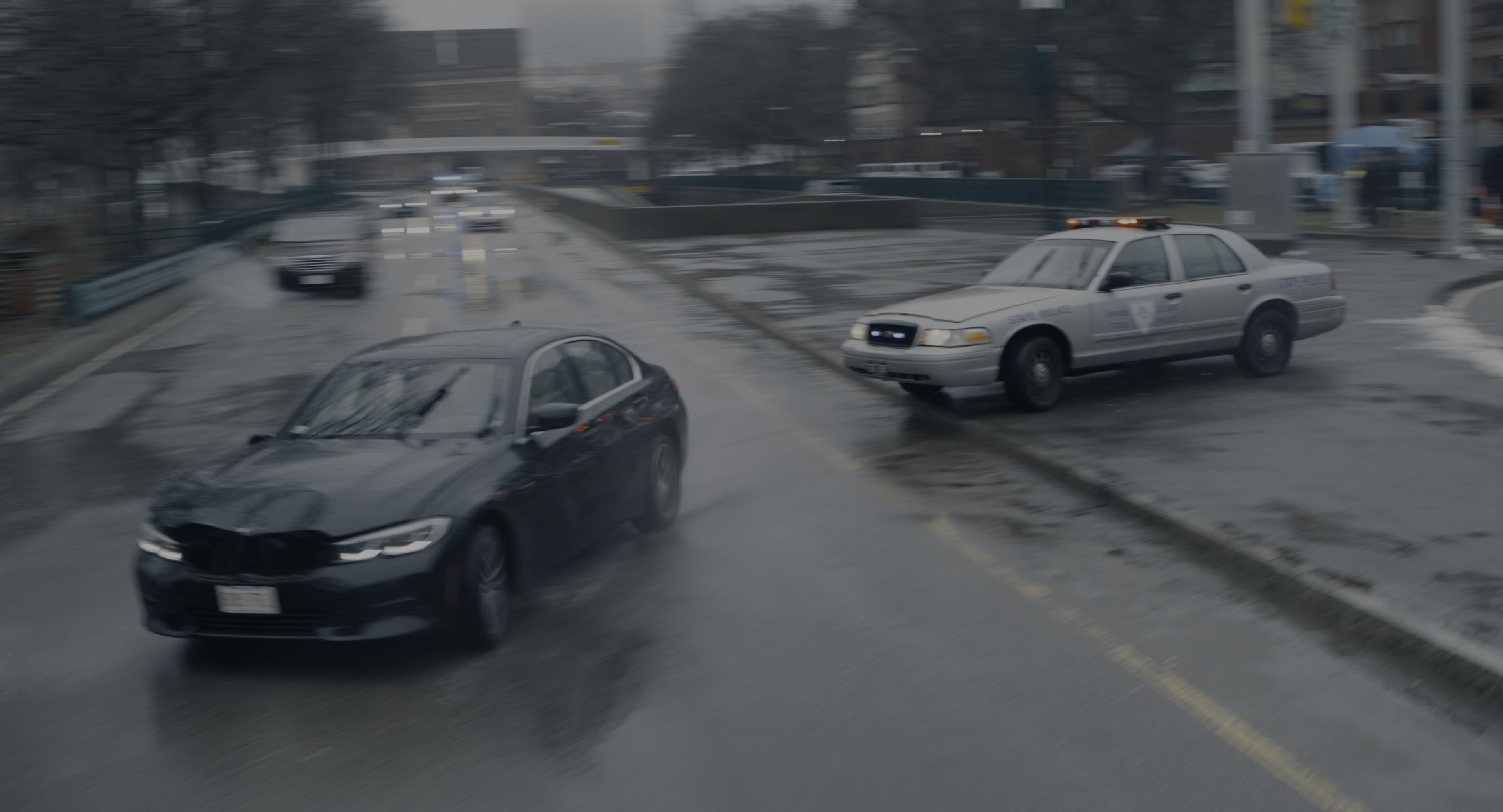 The Instigators (2024), wide, 1.85:1 — film still