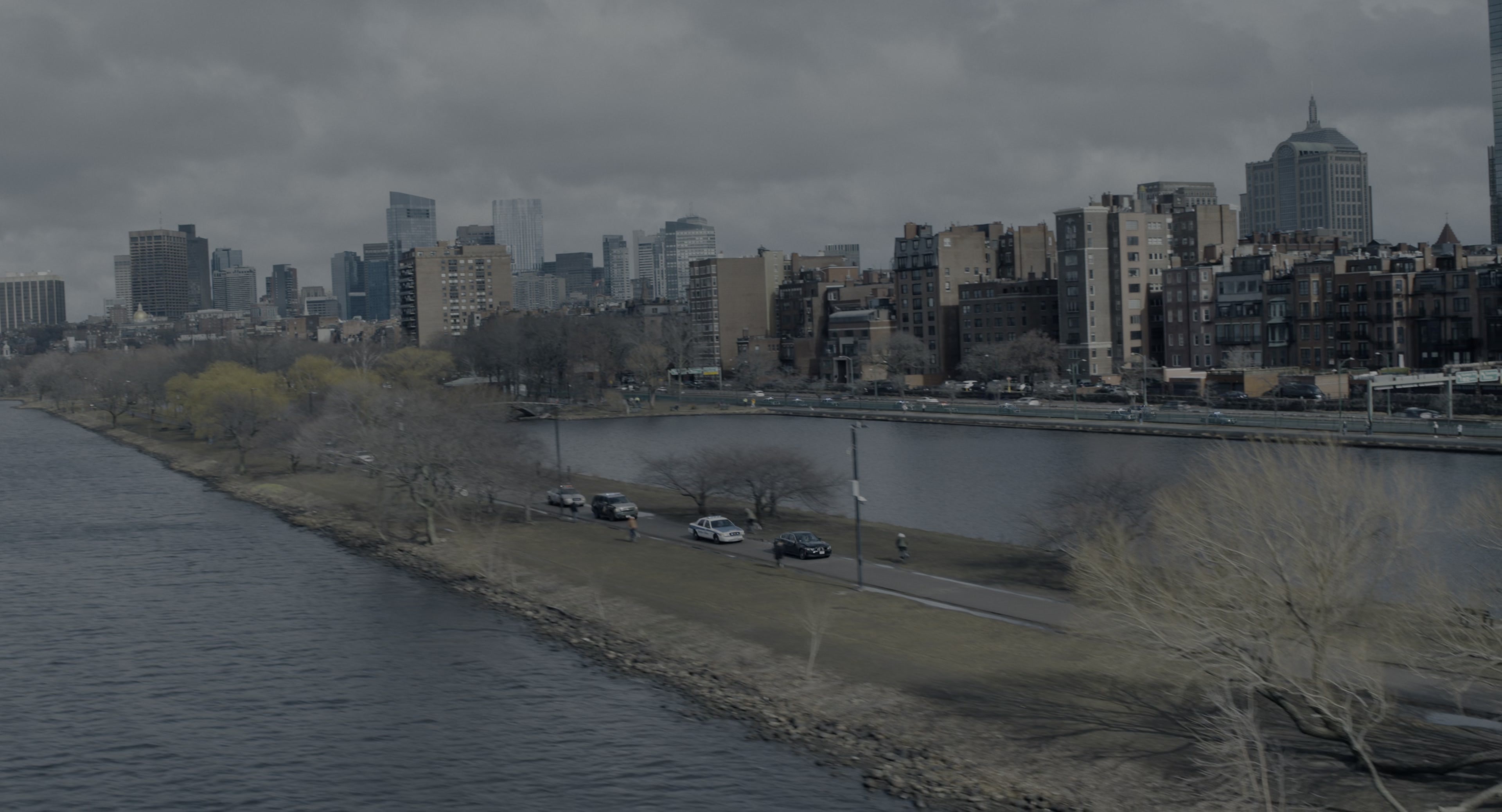 The Instigators (2024), wide, 1.85:1 — film still