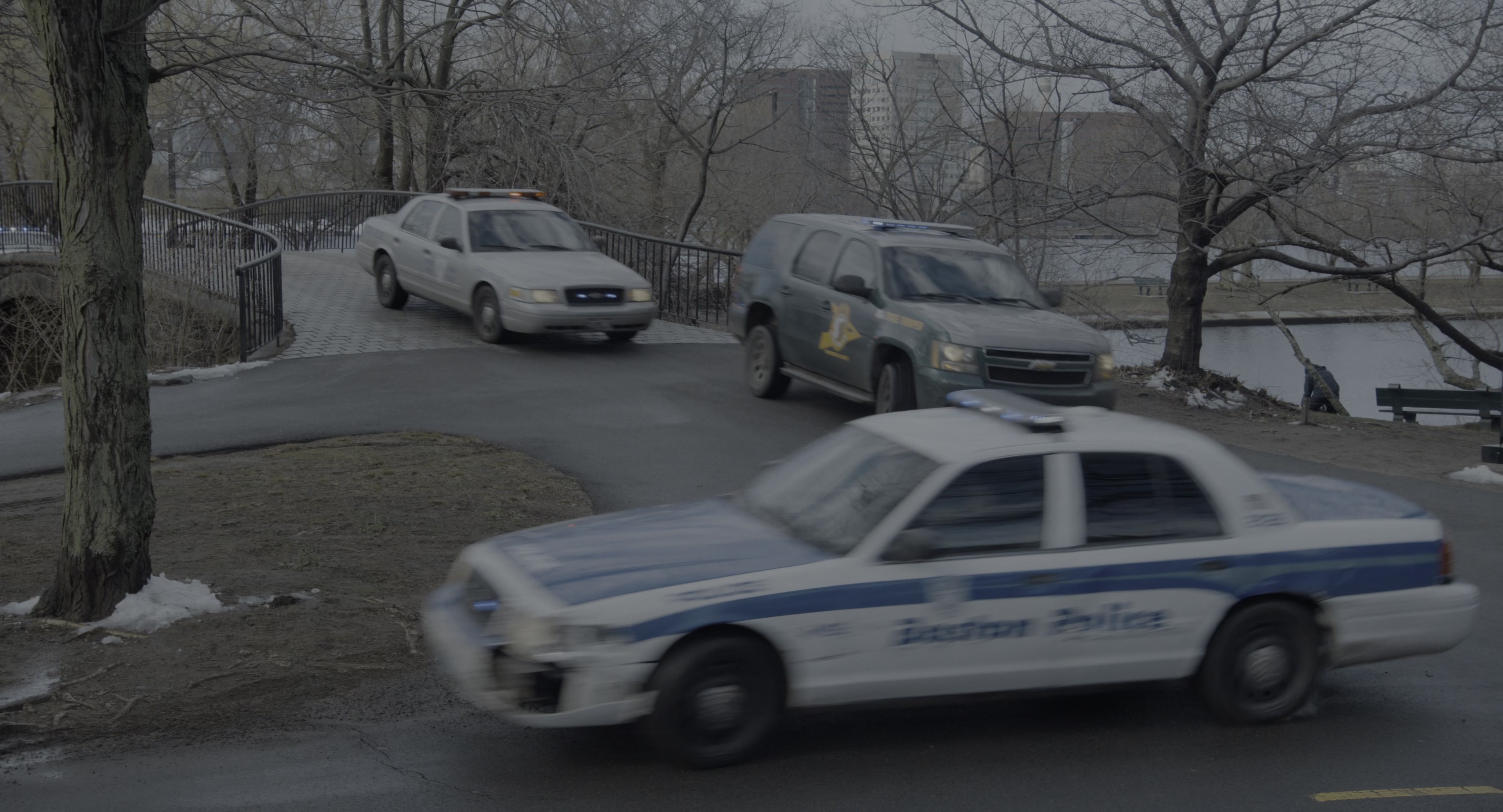 The Instigators (2024), wide, 1.85:1 — film still