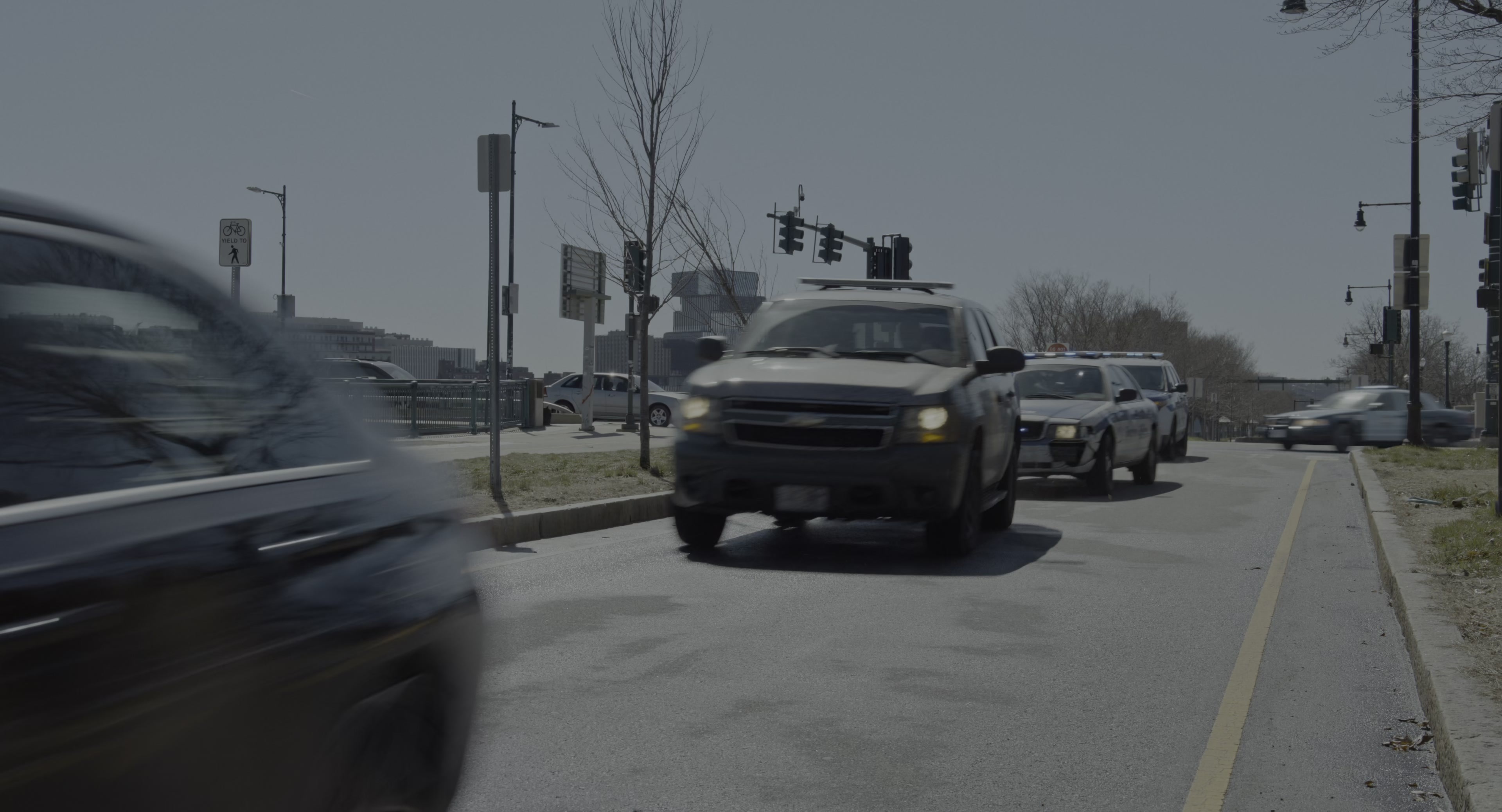 The Instigators (2024), wide, 1.85:1 — film still