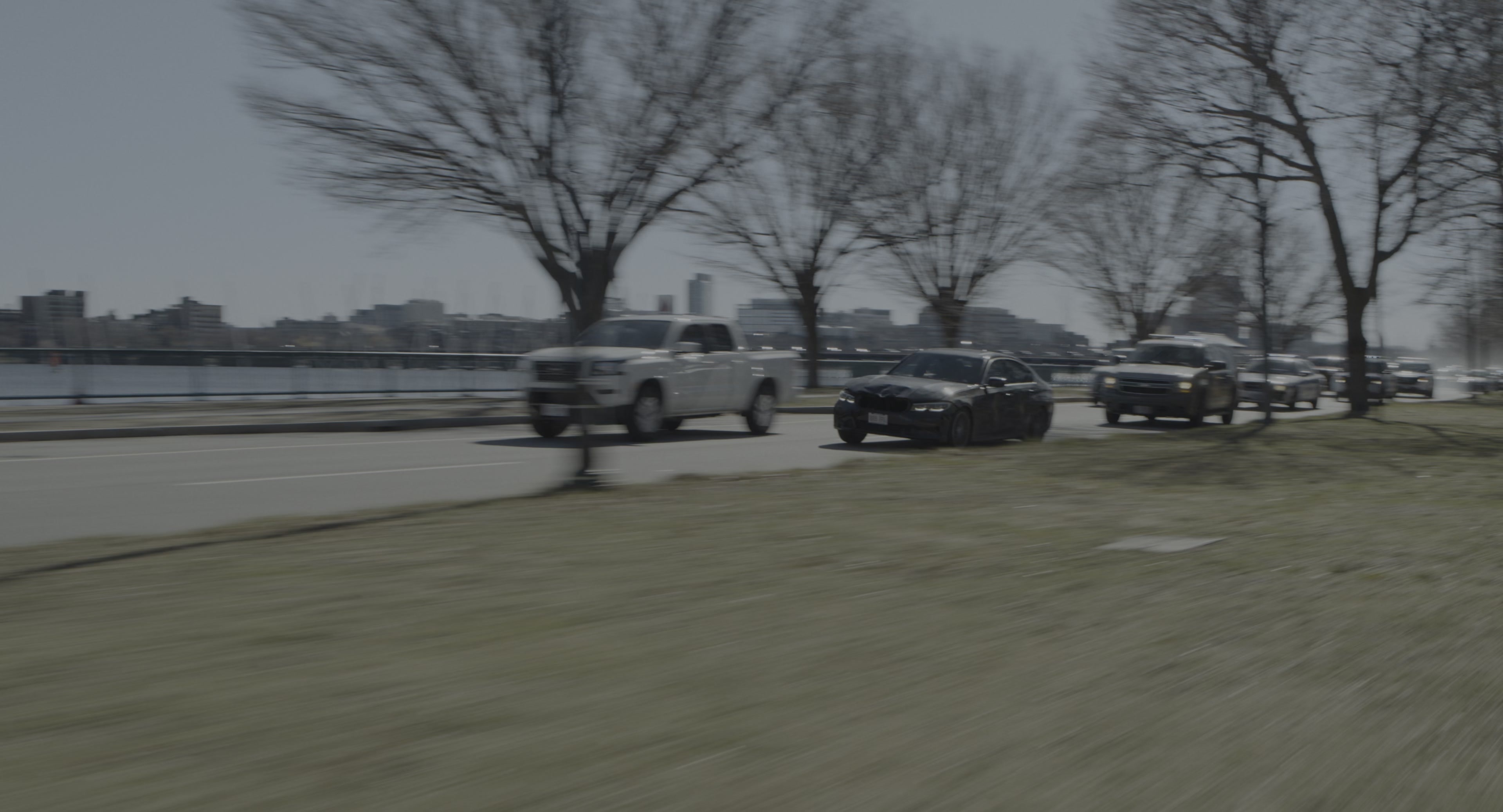 The Instigators (2024), wide, 1.85:1 — film still