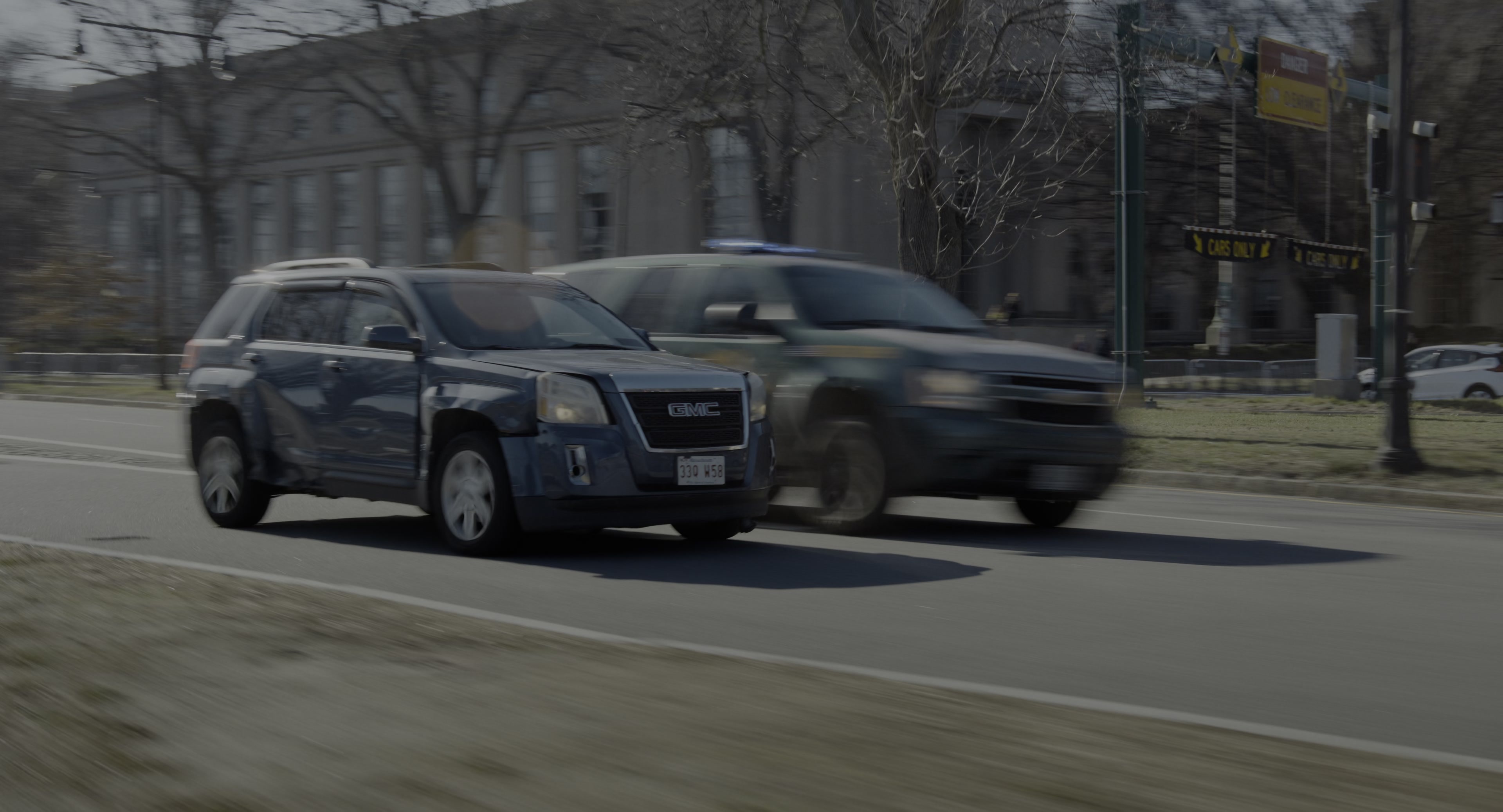 The Instigators (2024), wide, 1.85:1 — film still