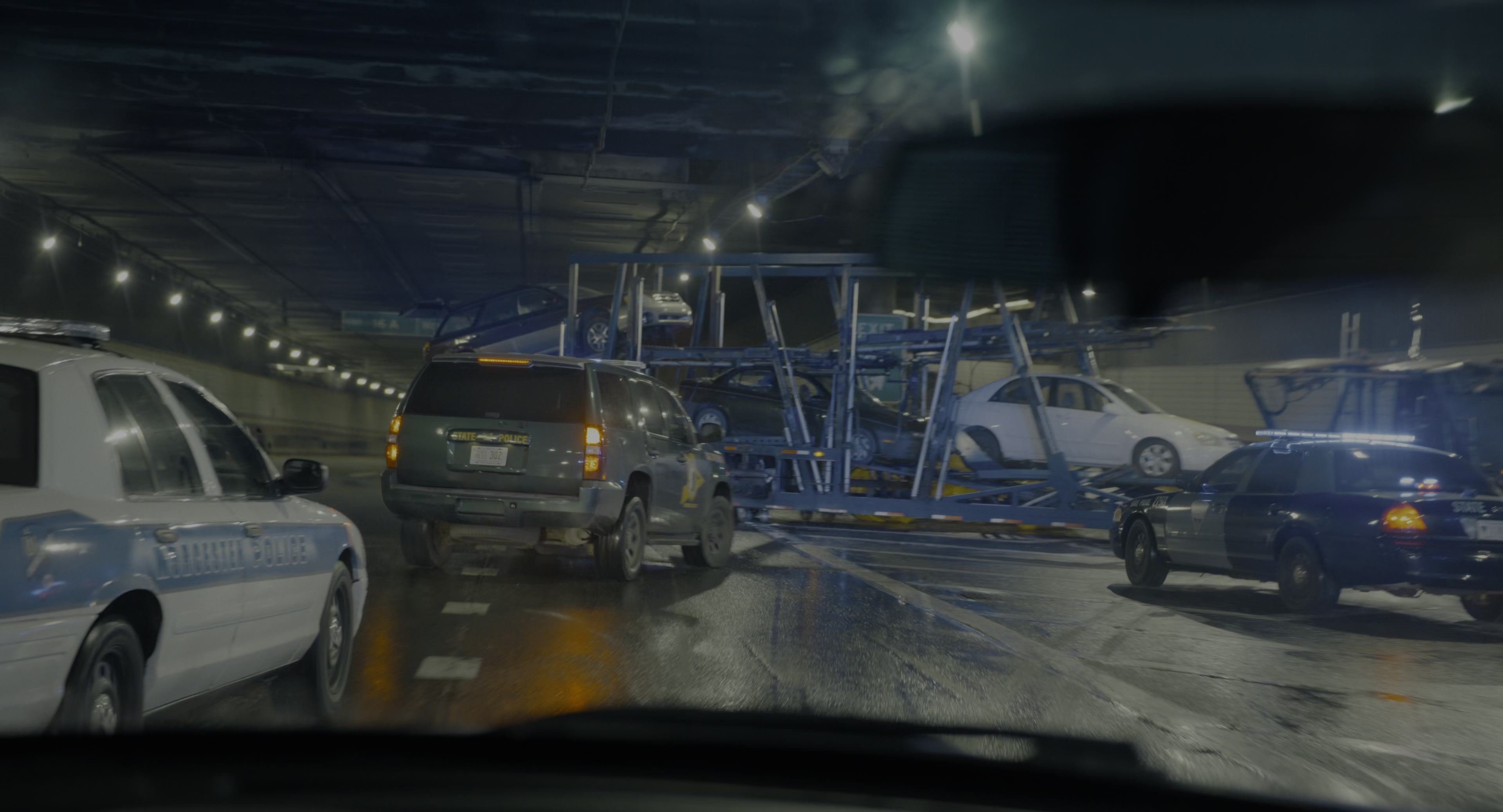 The Instigators (2024), wide, 1.85:1 — film still