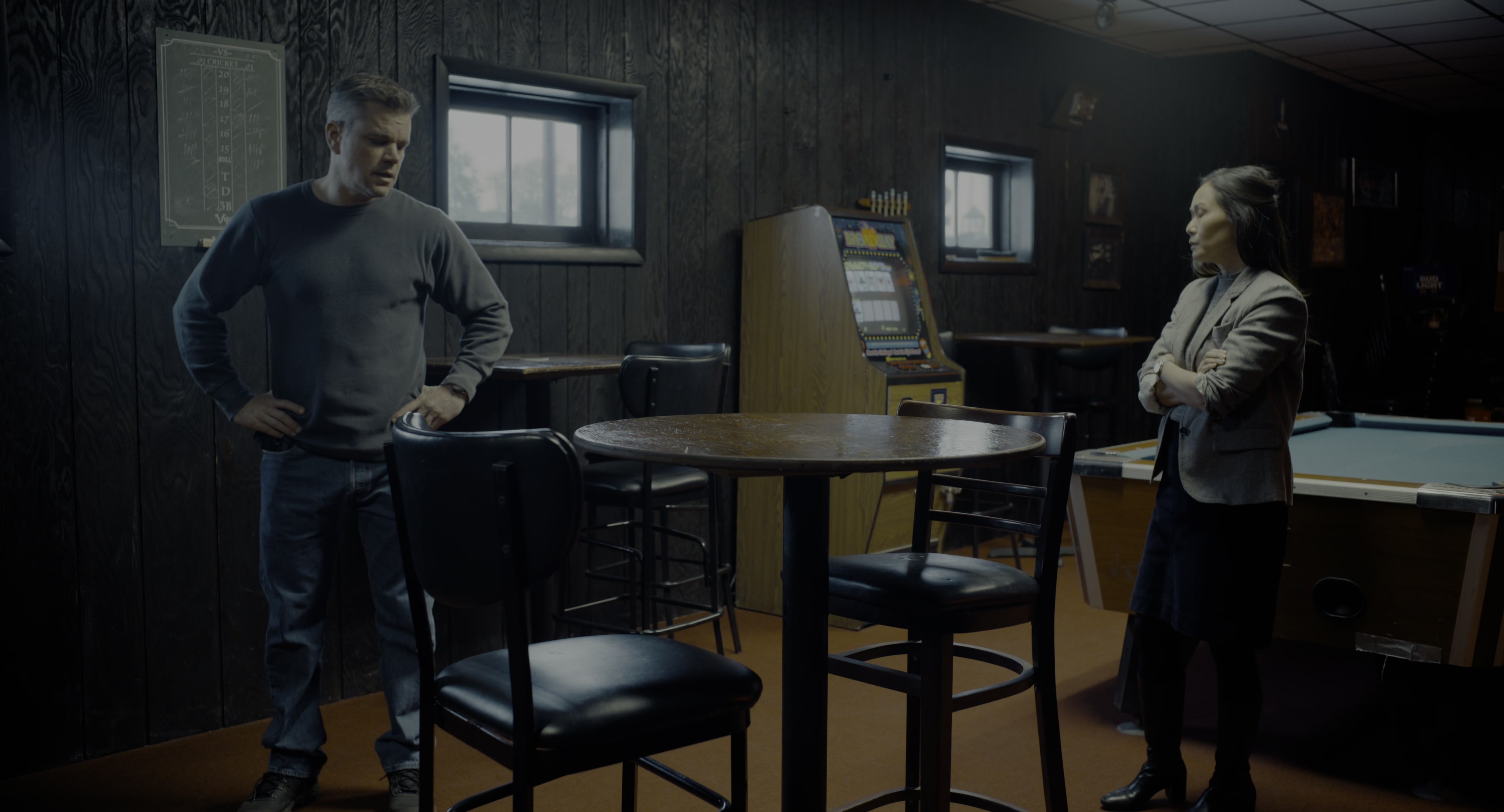 The Instigators (2024), wide, 1.85:1 — film still