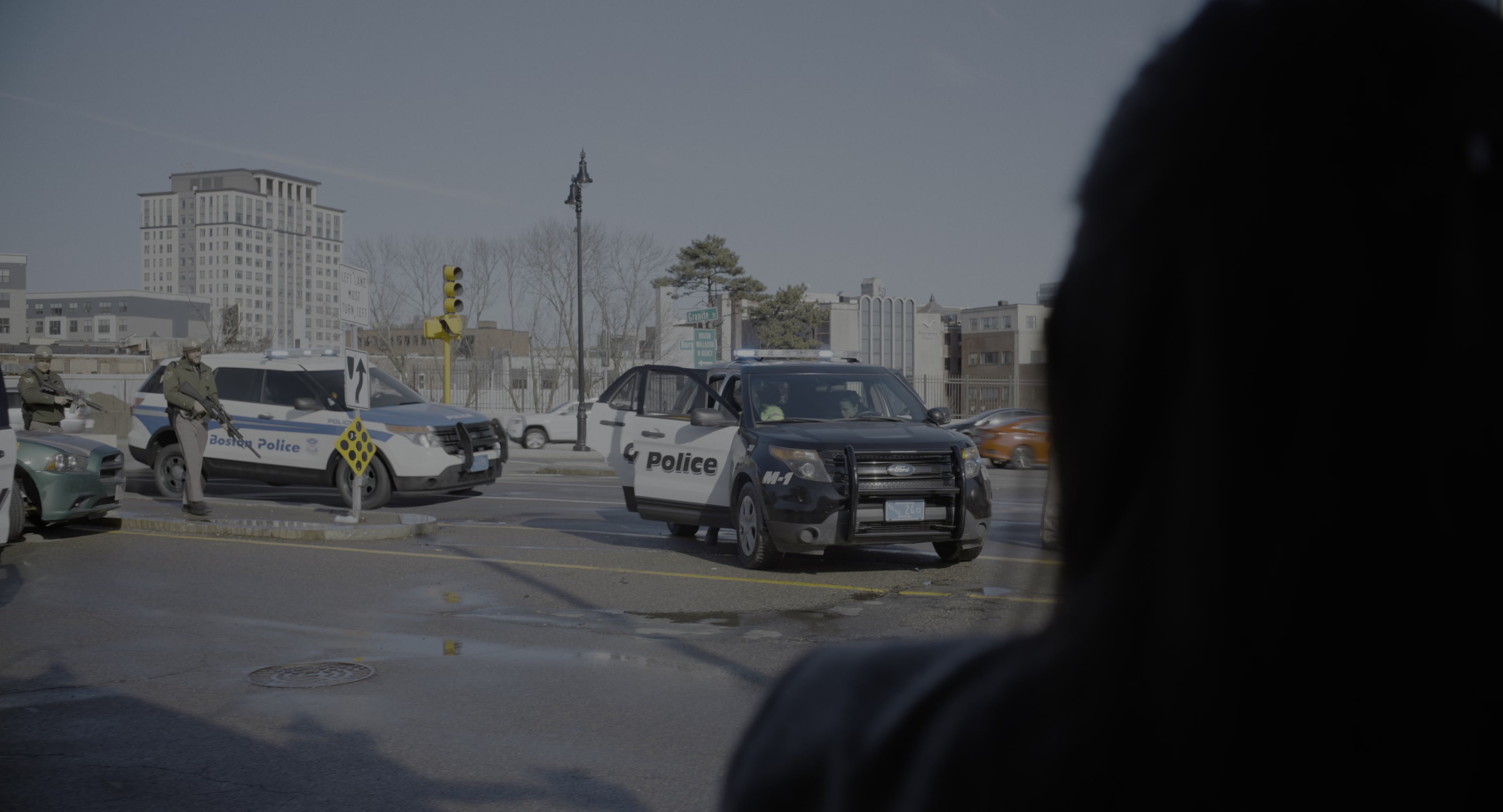 The Instigators (2024), wide, 1.85:1 — film still