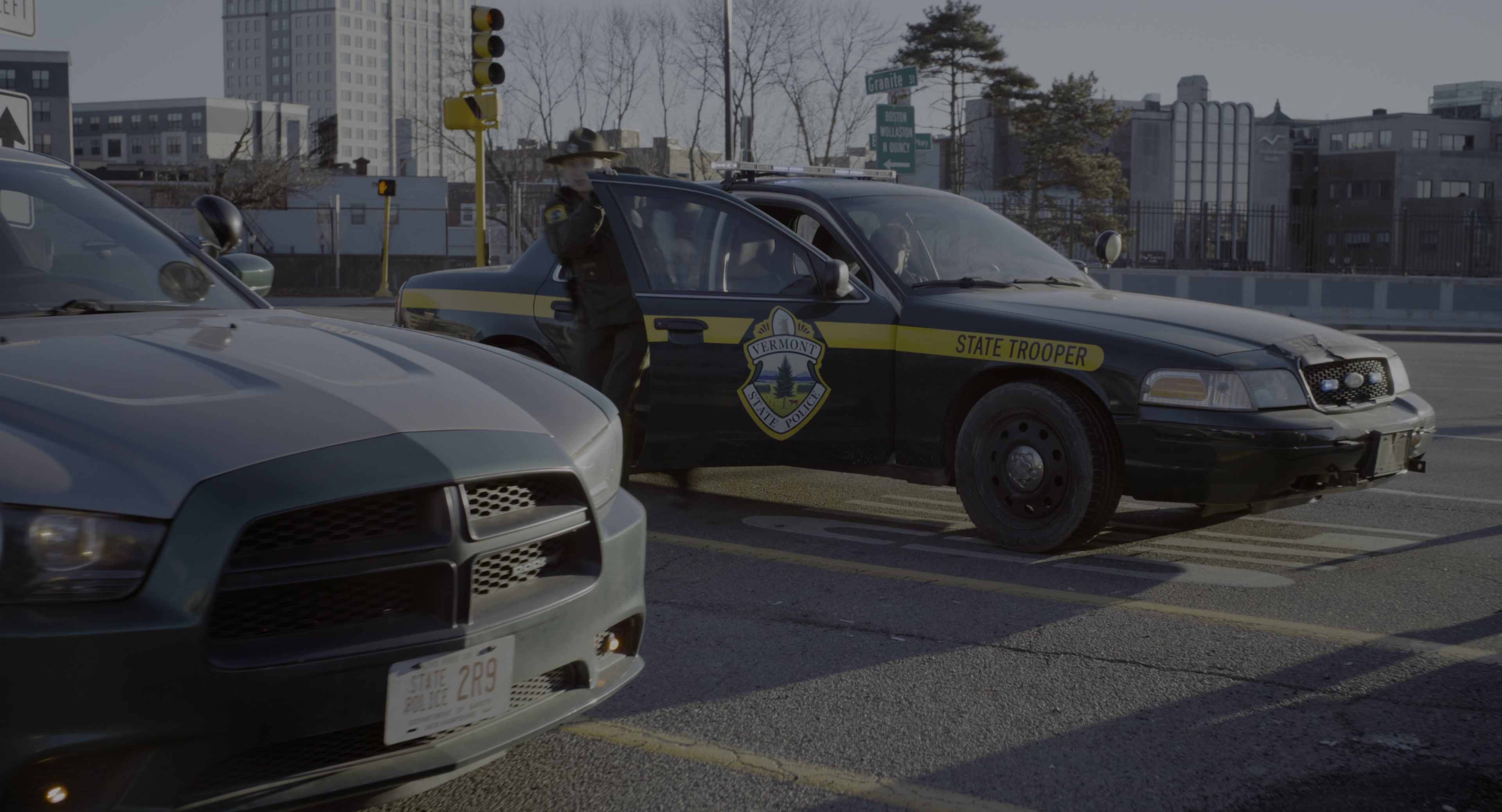 The Instigators (2024), wide, 1.85:1 — film still