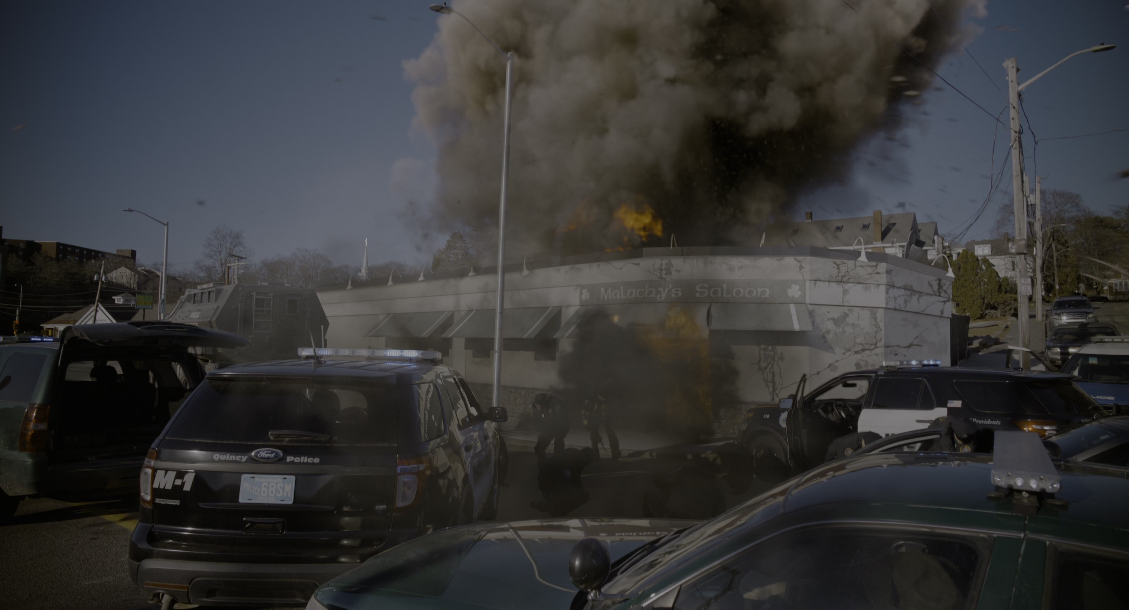 The Instigators (2024), wide, 1.85:1 — film still