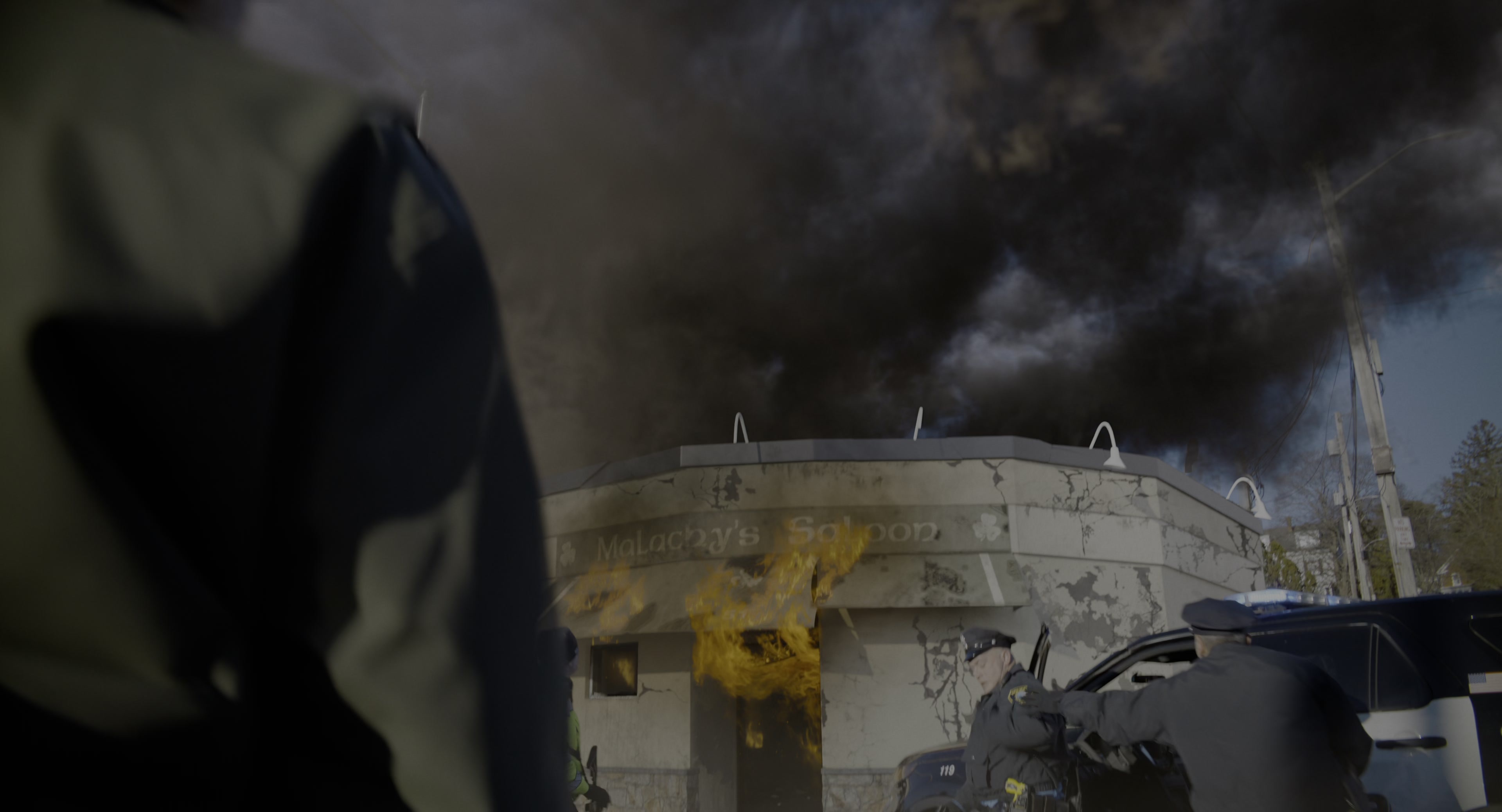 The Instigators (2024), wide, 1.85:1 — film still