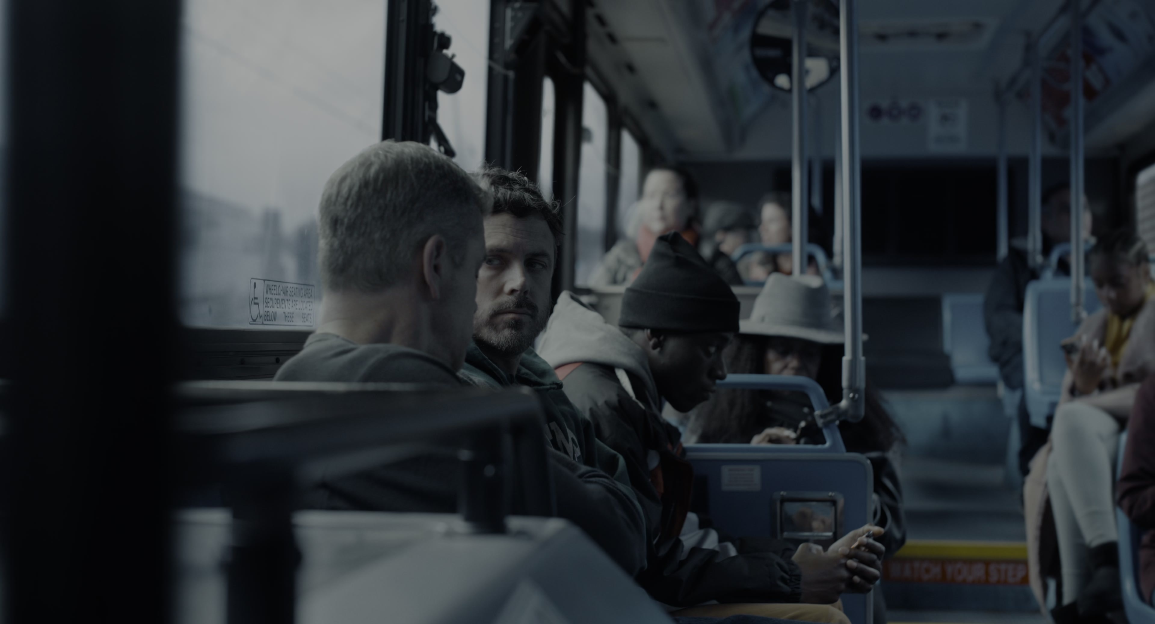The Instigators (2024), wide, 1.85:1 — film still