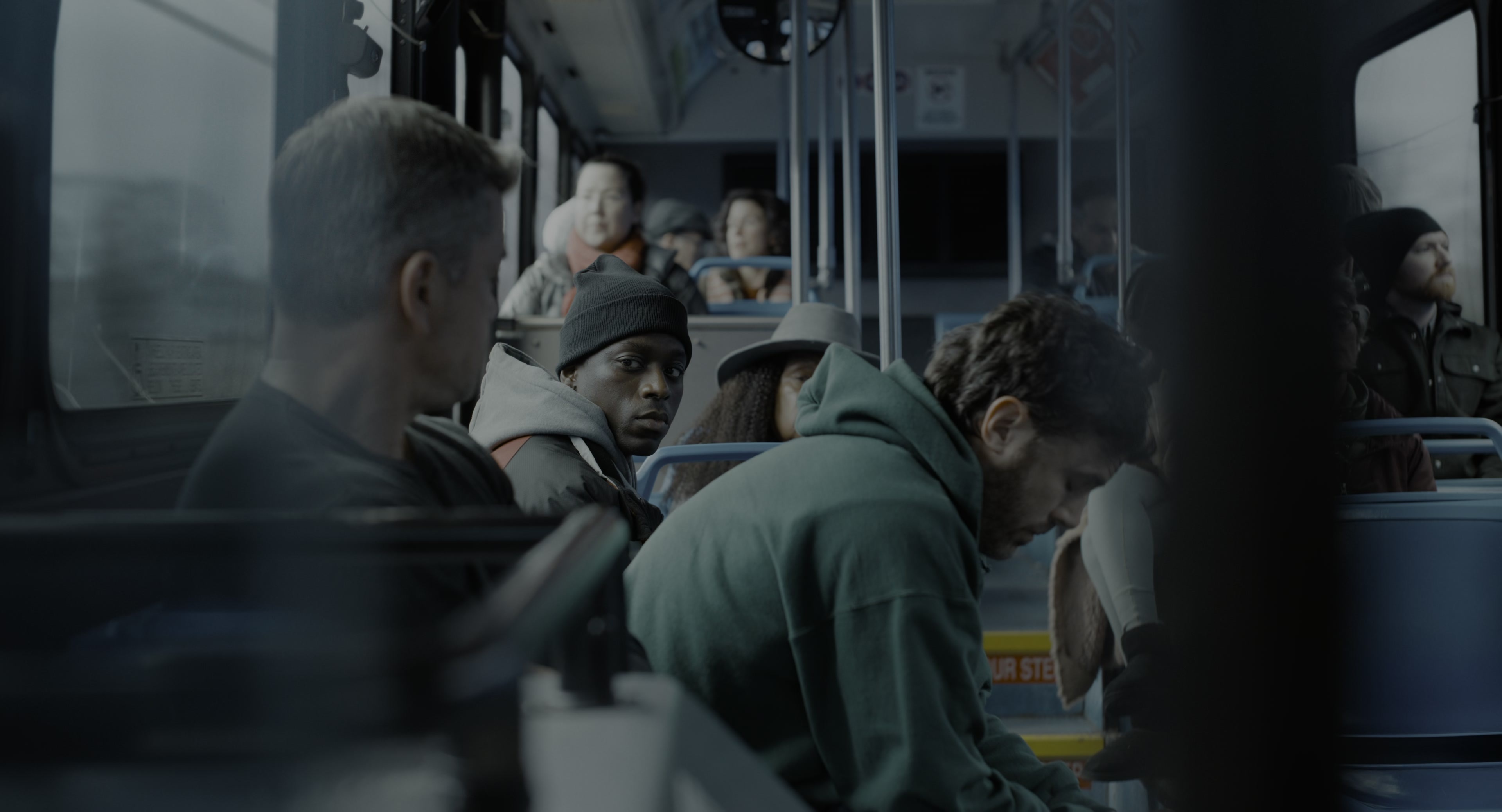 The Instigators (2024), wide, 1.85:1 — film still
