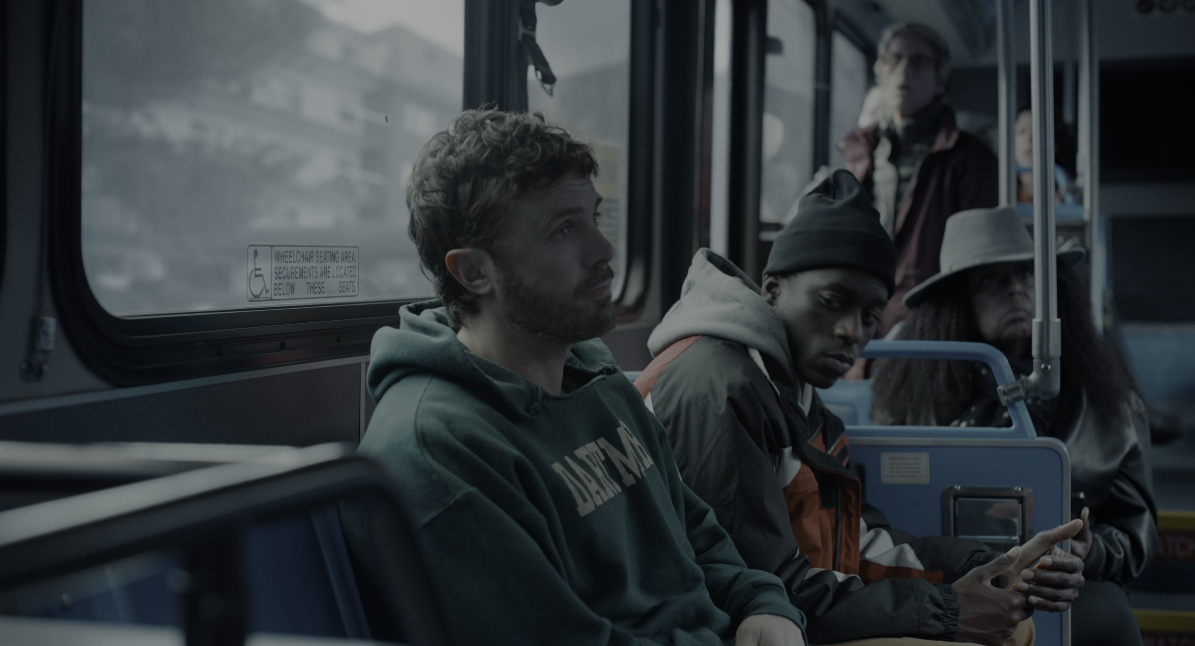 The Instigators (2024), wide, 1.85:1 — film still