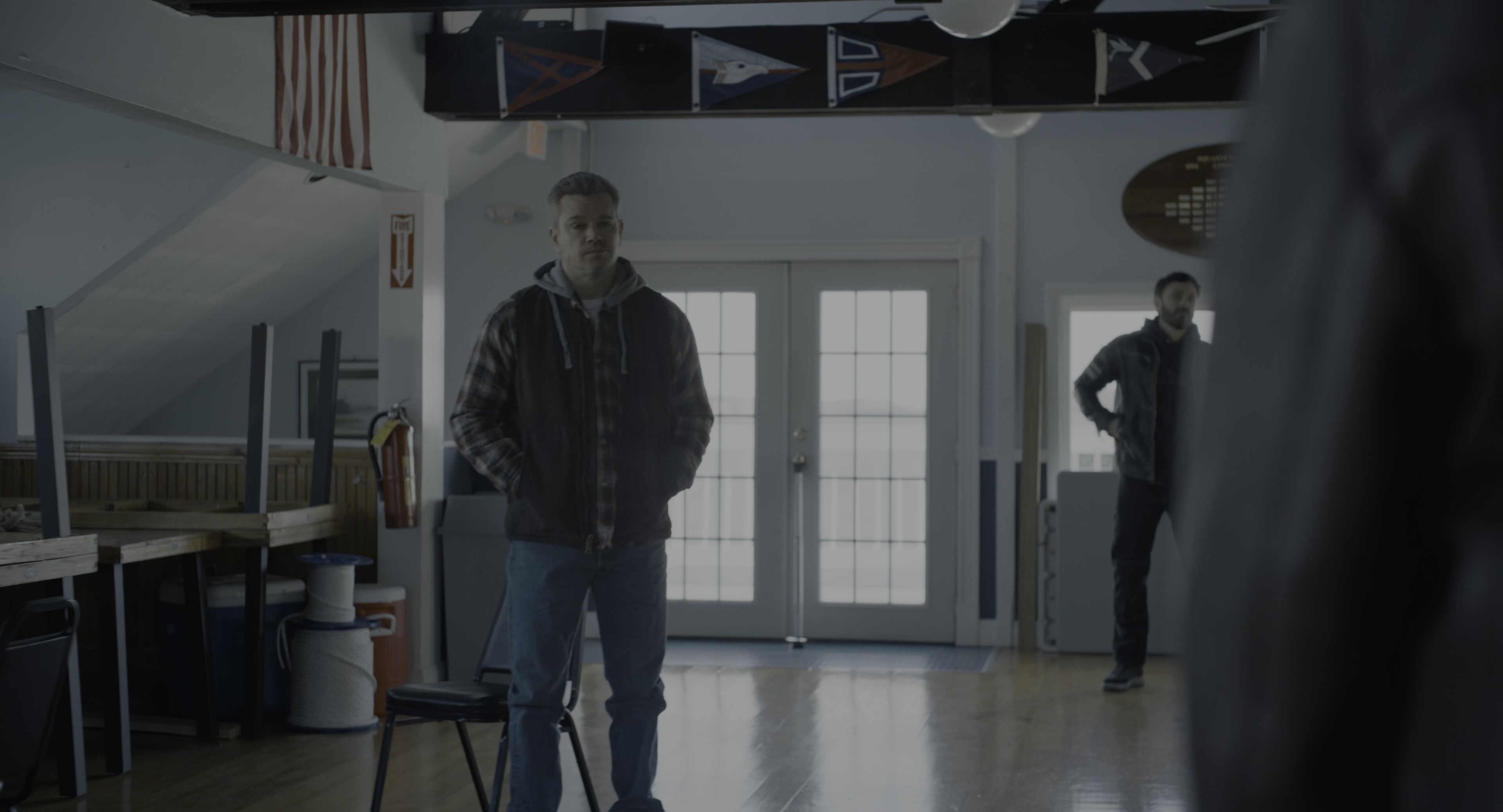 The Instigators (2024), wide, 1.85:1 — film still
