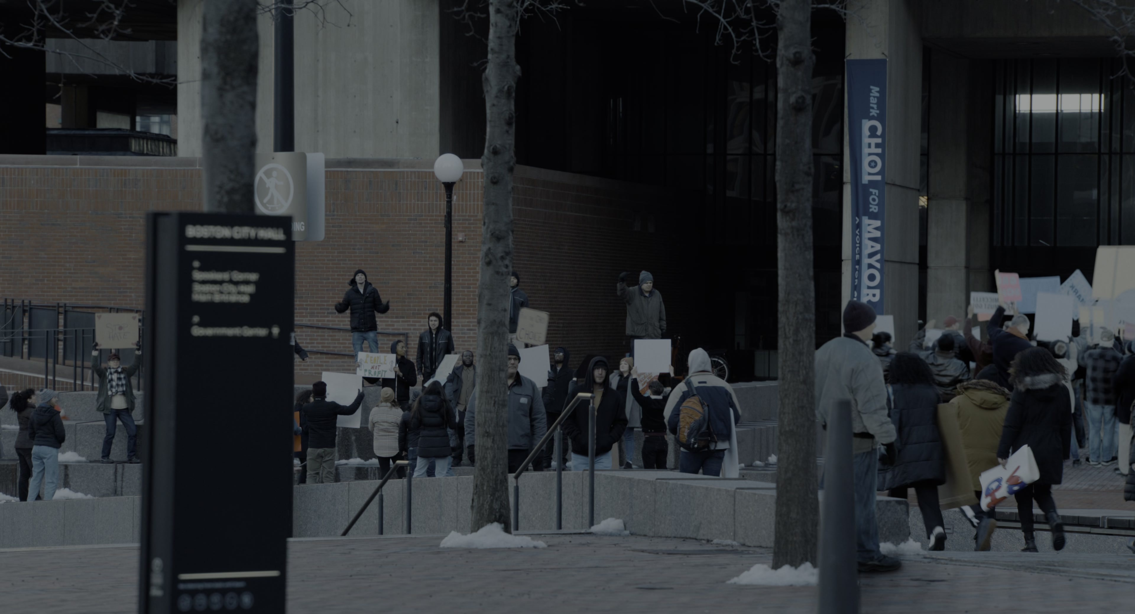 The Instigators (2024), wide, 1.85:1 — film still