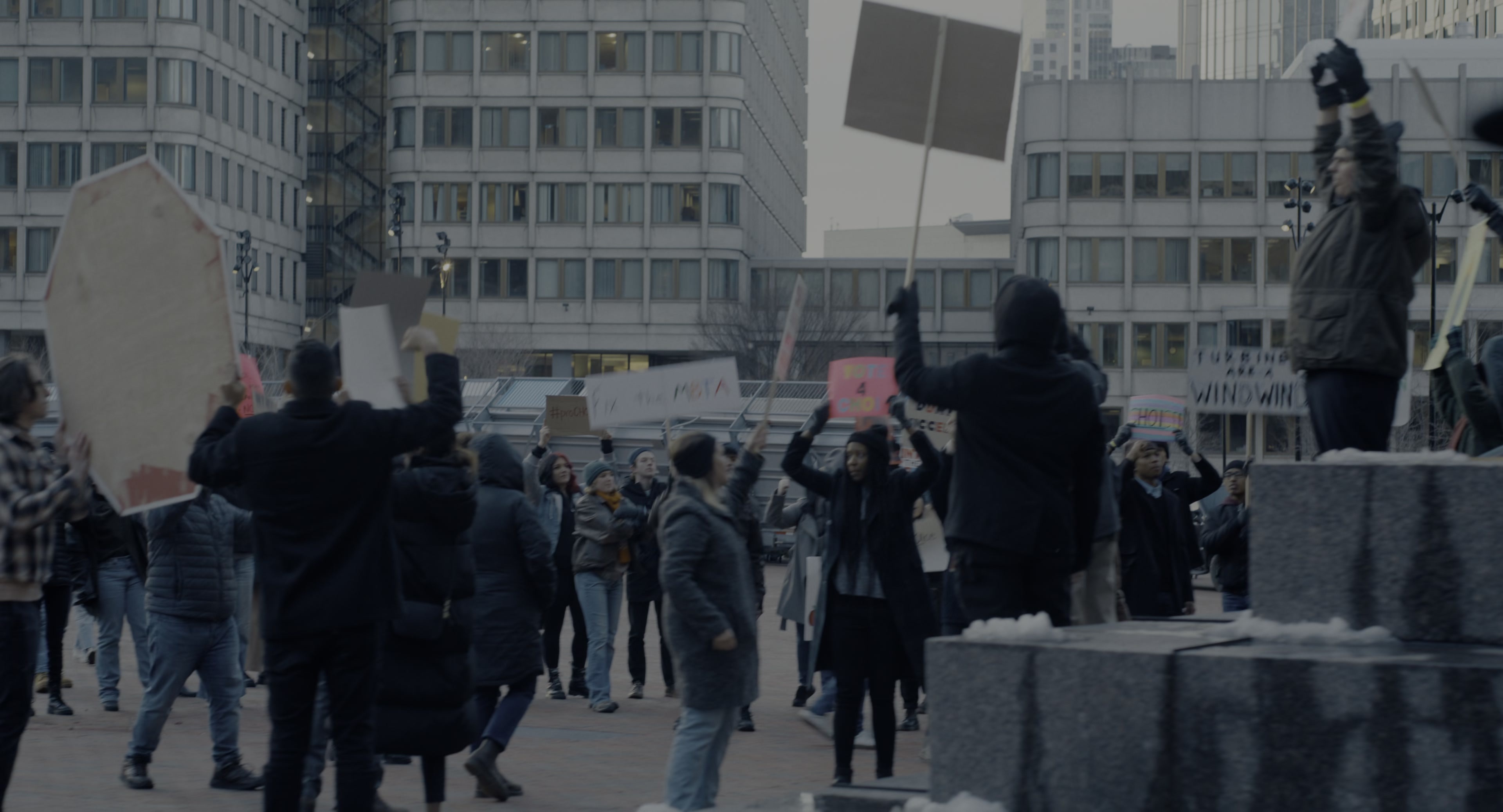 The Instigators (2024), wide, 1.85:1 — film still