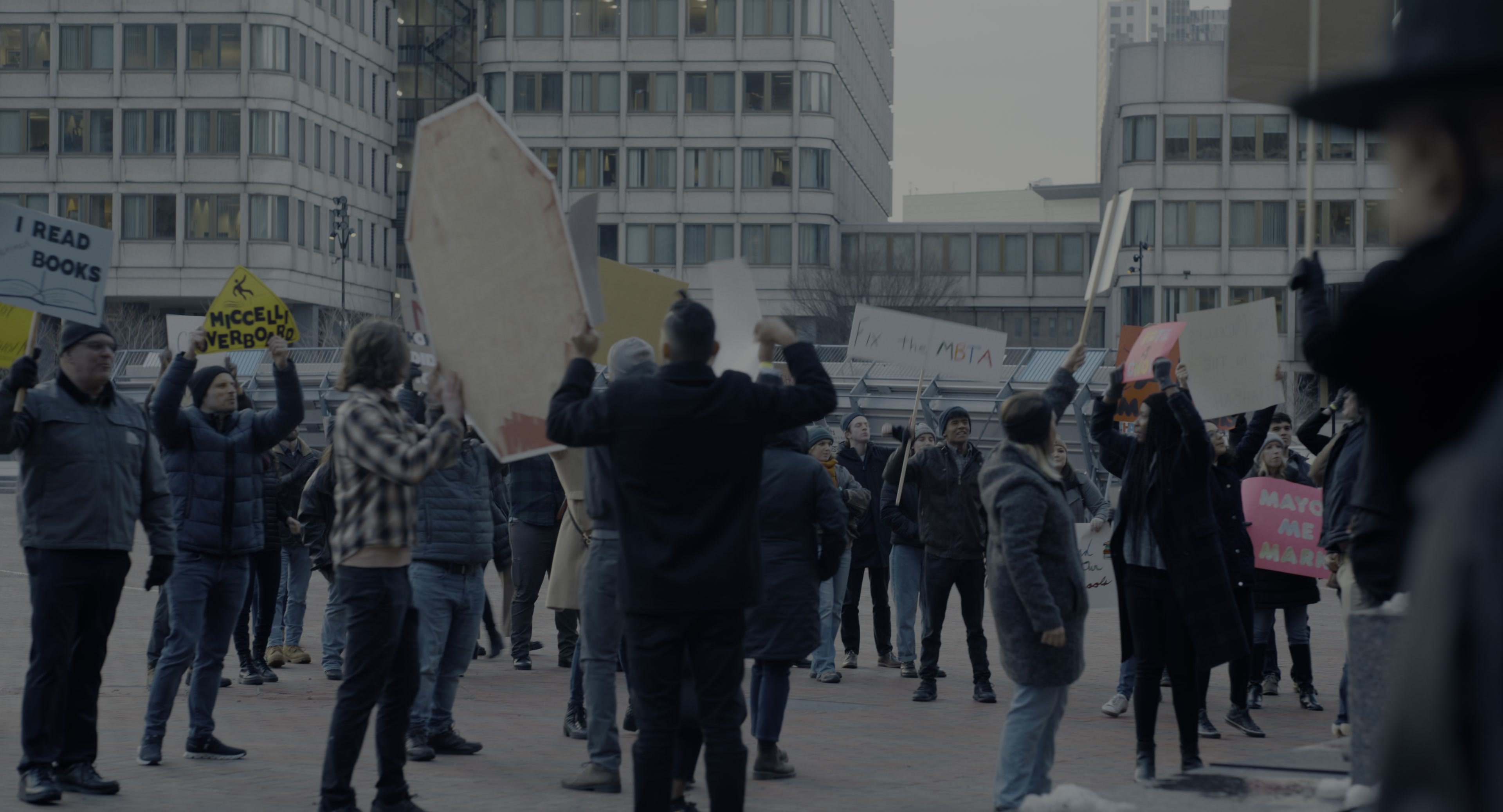 The Instigators (2024), wide, 1.85:1 — film still