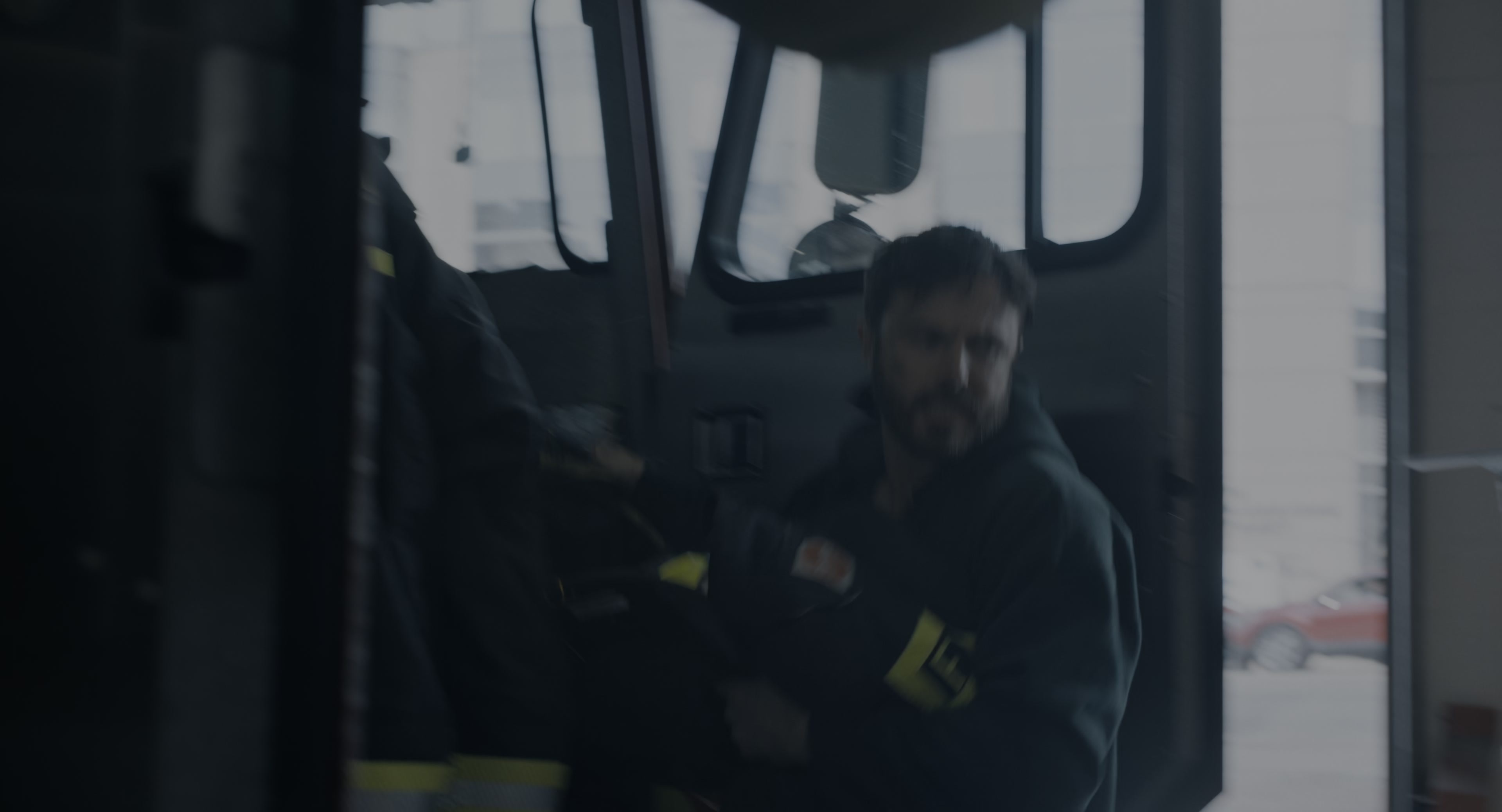 The Instigators (2024), wide, 1.85:1 — film still
