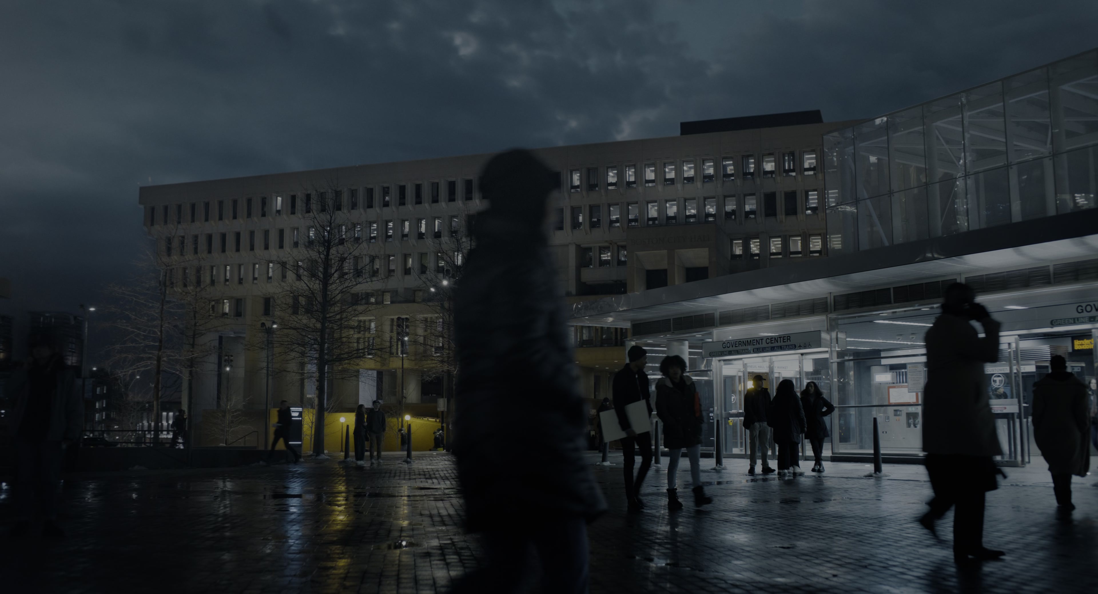 The Instigators (2024), wide, 1.85:1 — film still