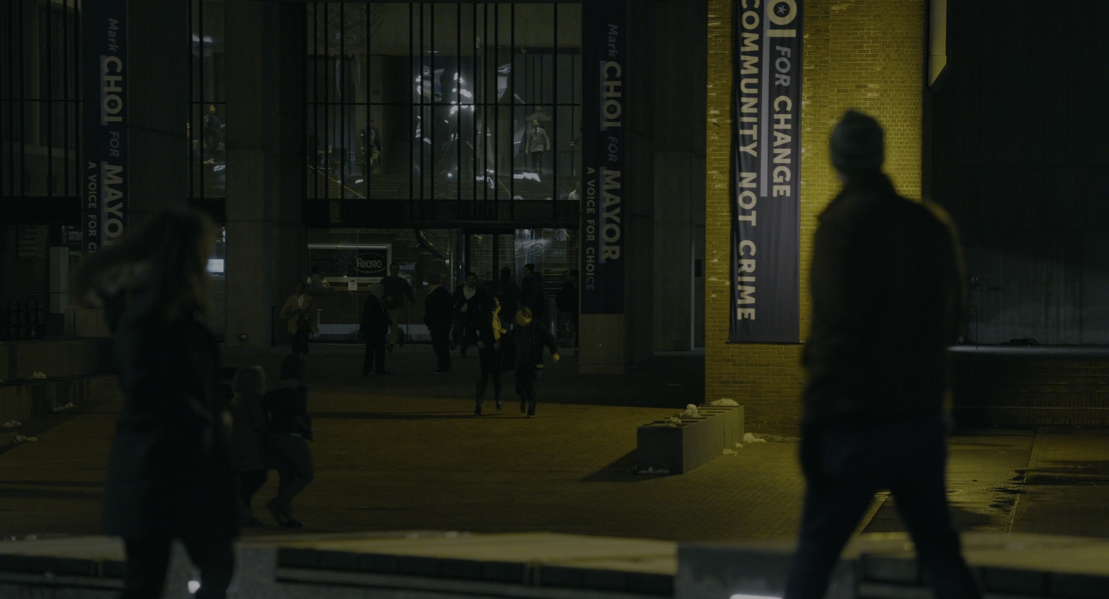 The Instigators (2024), wide, 1.85:1 — film still