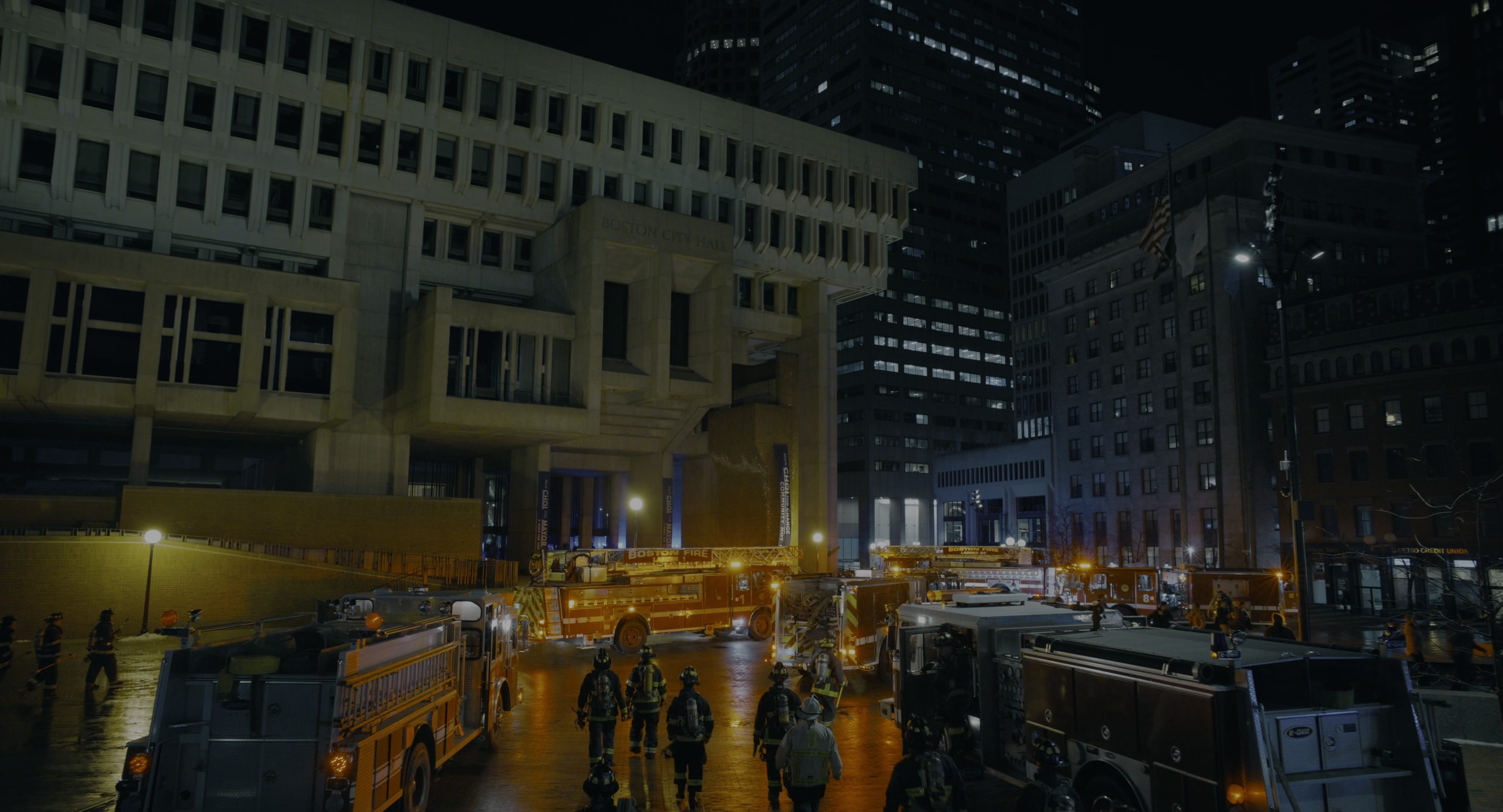 The Instigators (2024), wide, 1.85:1 — film still