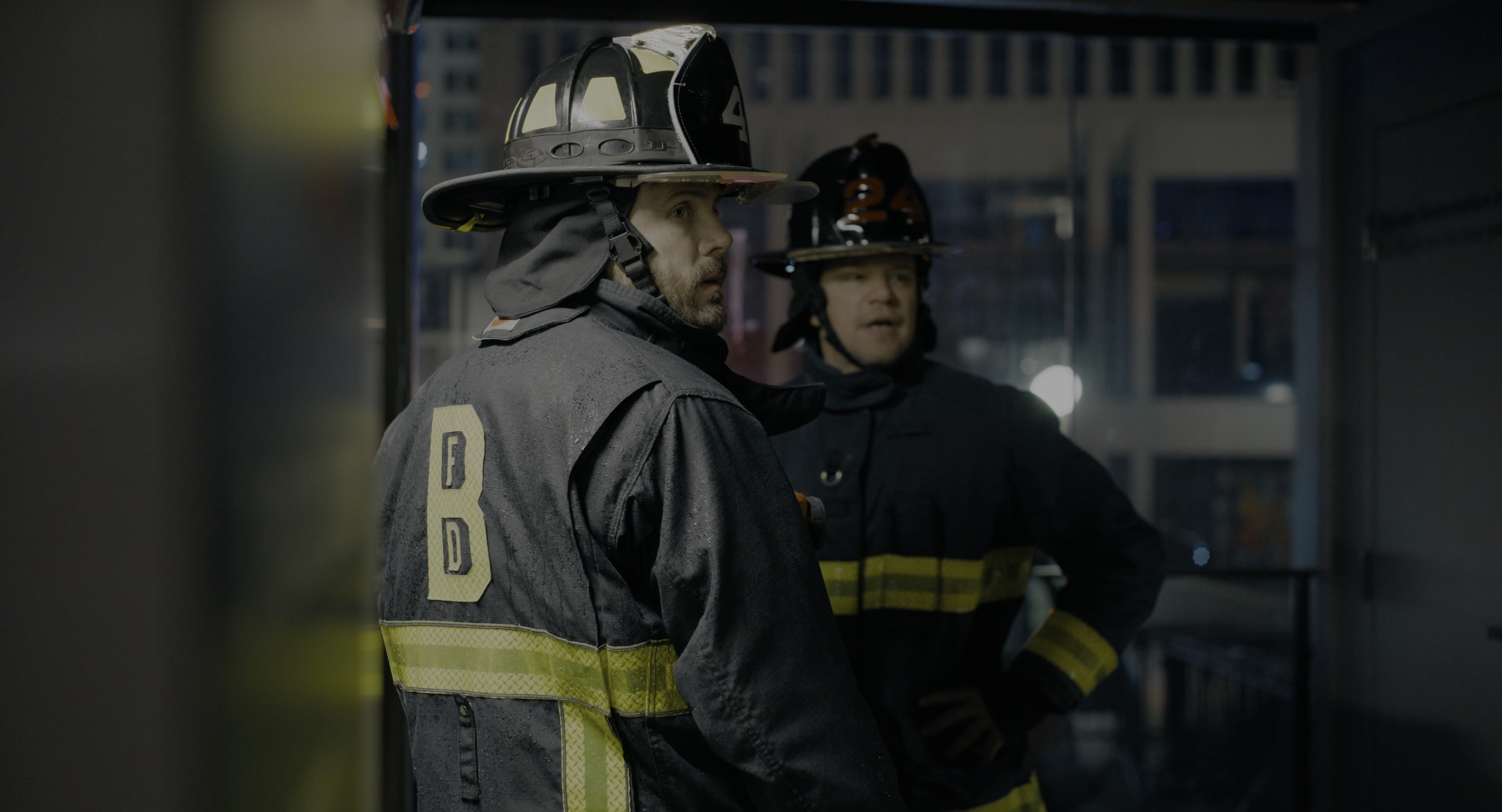 The Instigators (2024), wide, 1.85:1 — film still