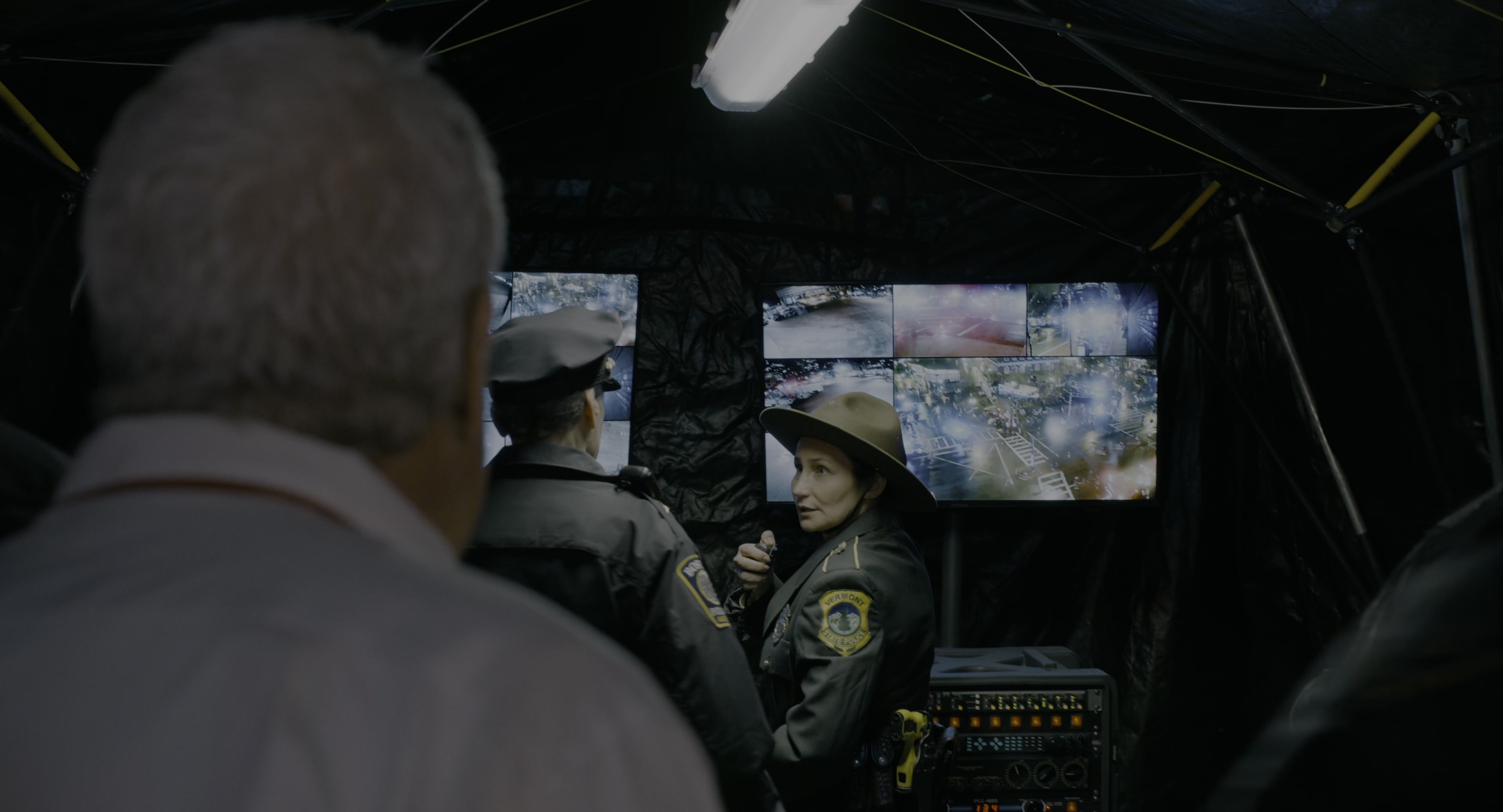 The Instigators (2024), wide, 1.85:1 — film still