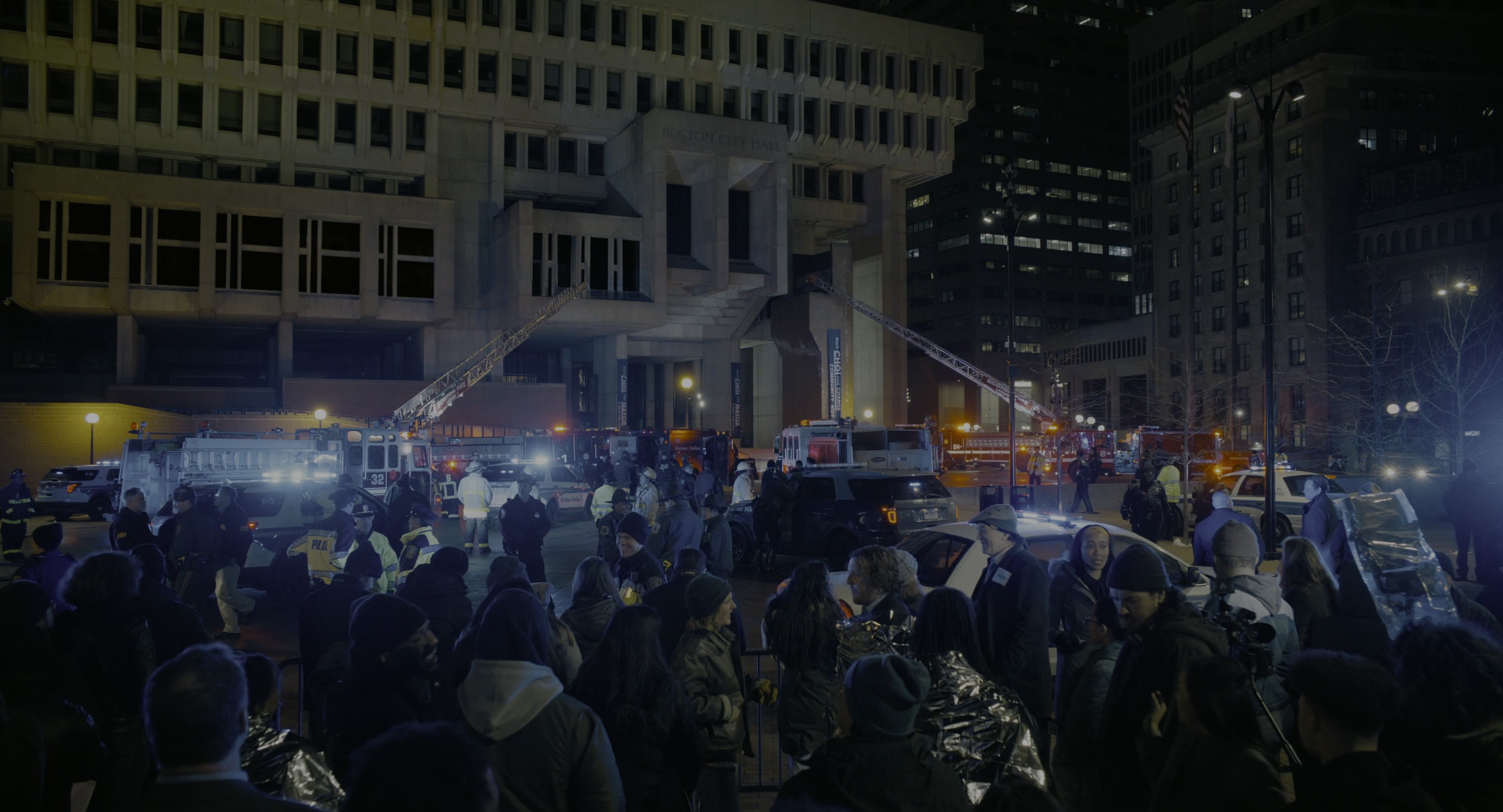 The Instigators (2024), wide, 1.85:1 — film still