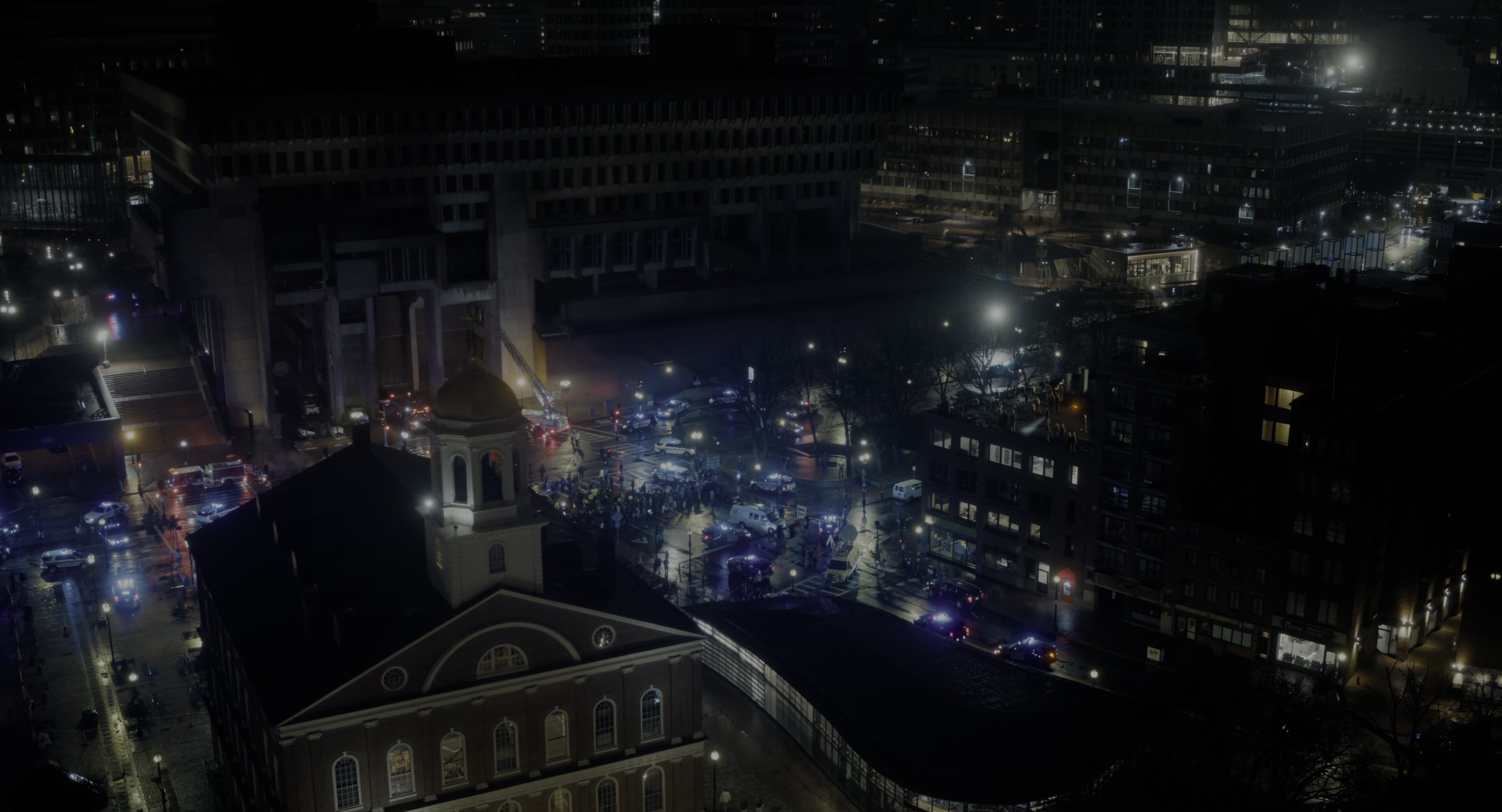 The Instigators (2024), wide, 1.85:1 — film still