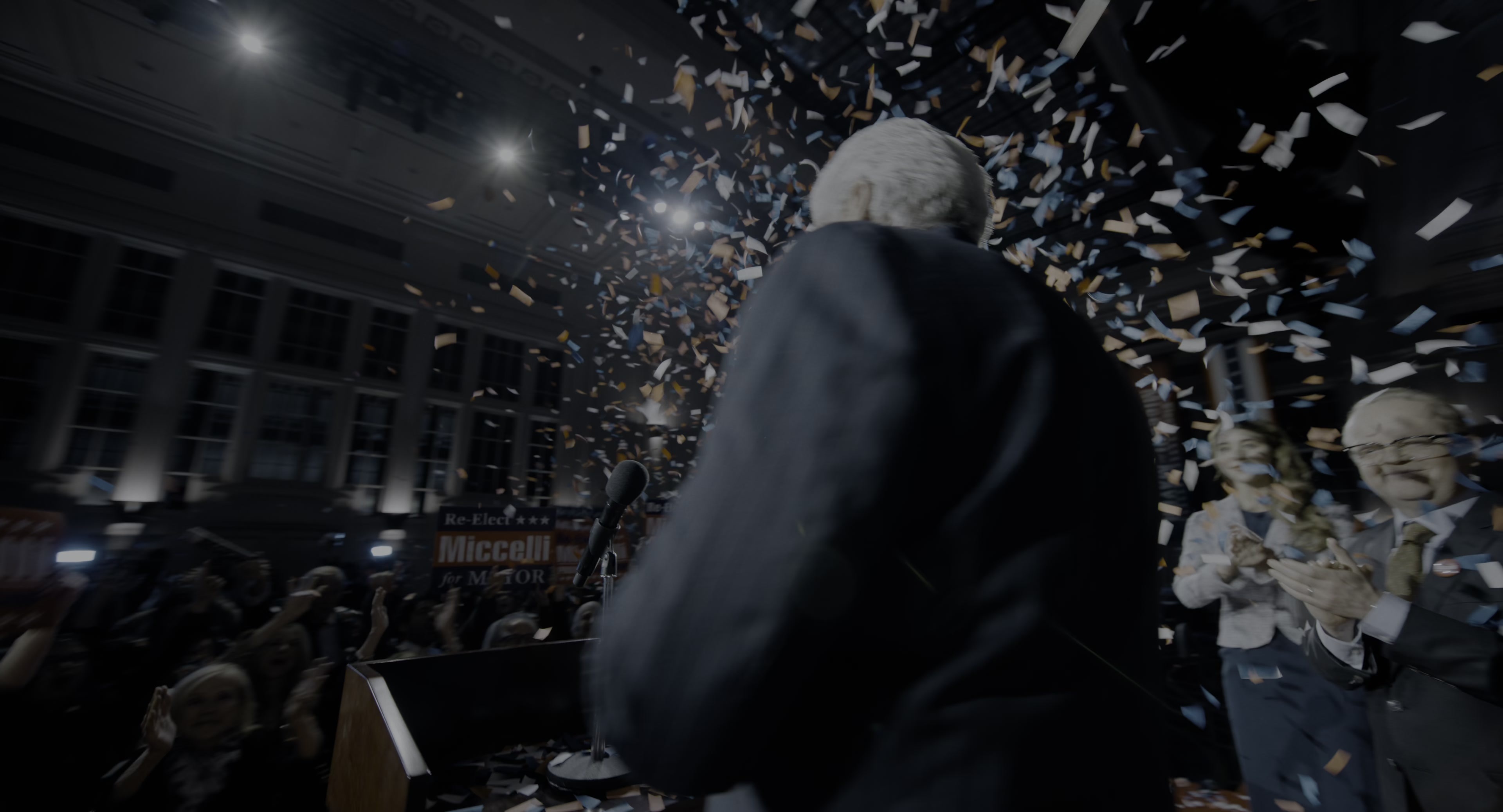 The Instigators (2024), wide, 1.85:1 — film still