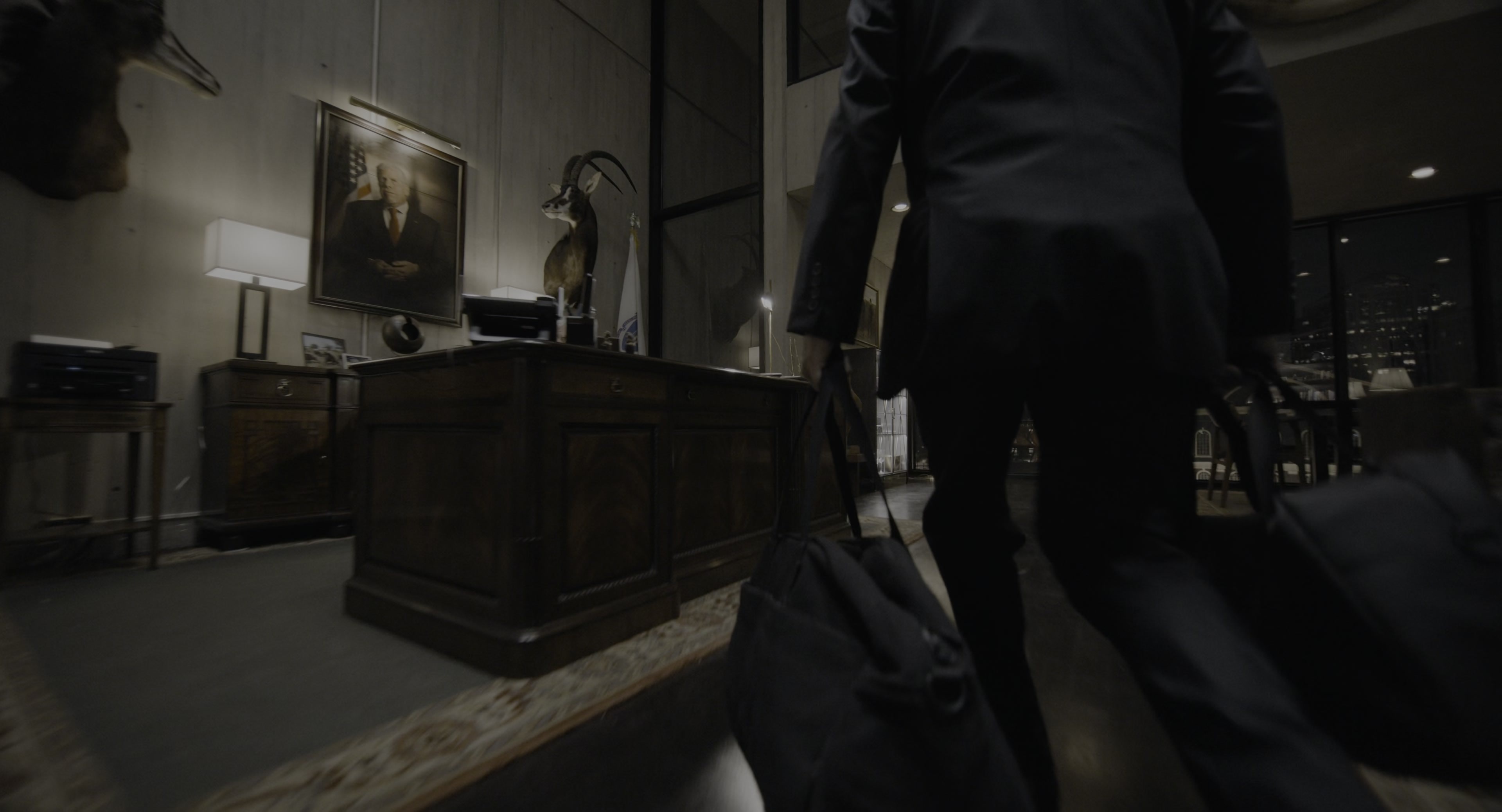 The Instigators (2024), wide, 1.85:1 — film still