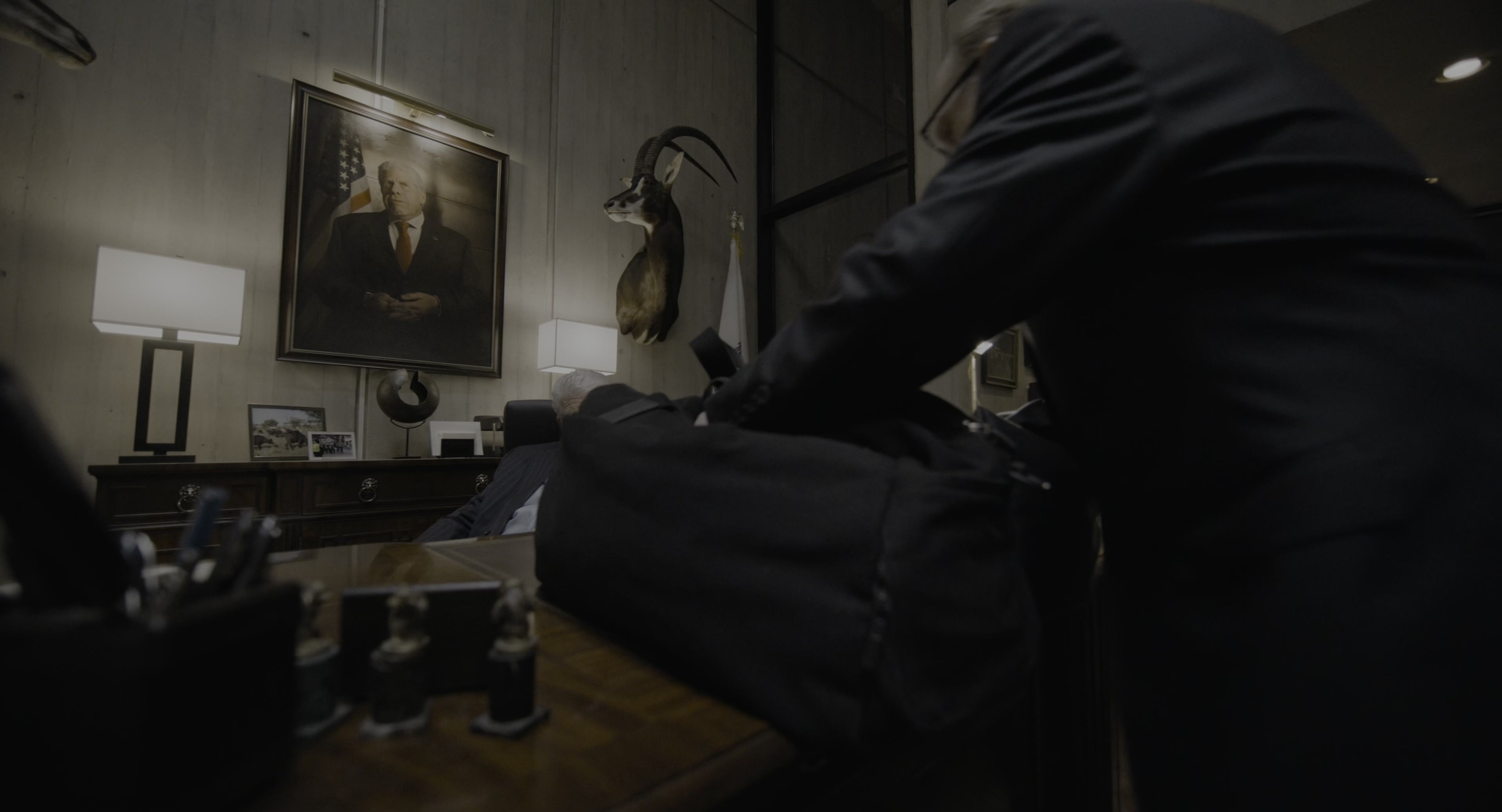 The Instigators (2024), wide, 1.85:1 — film still