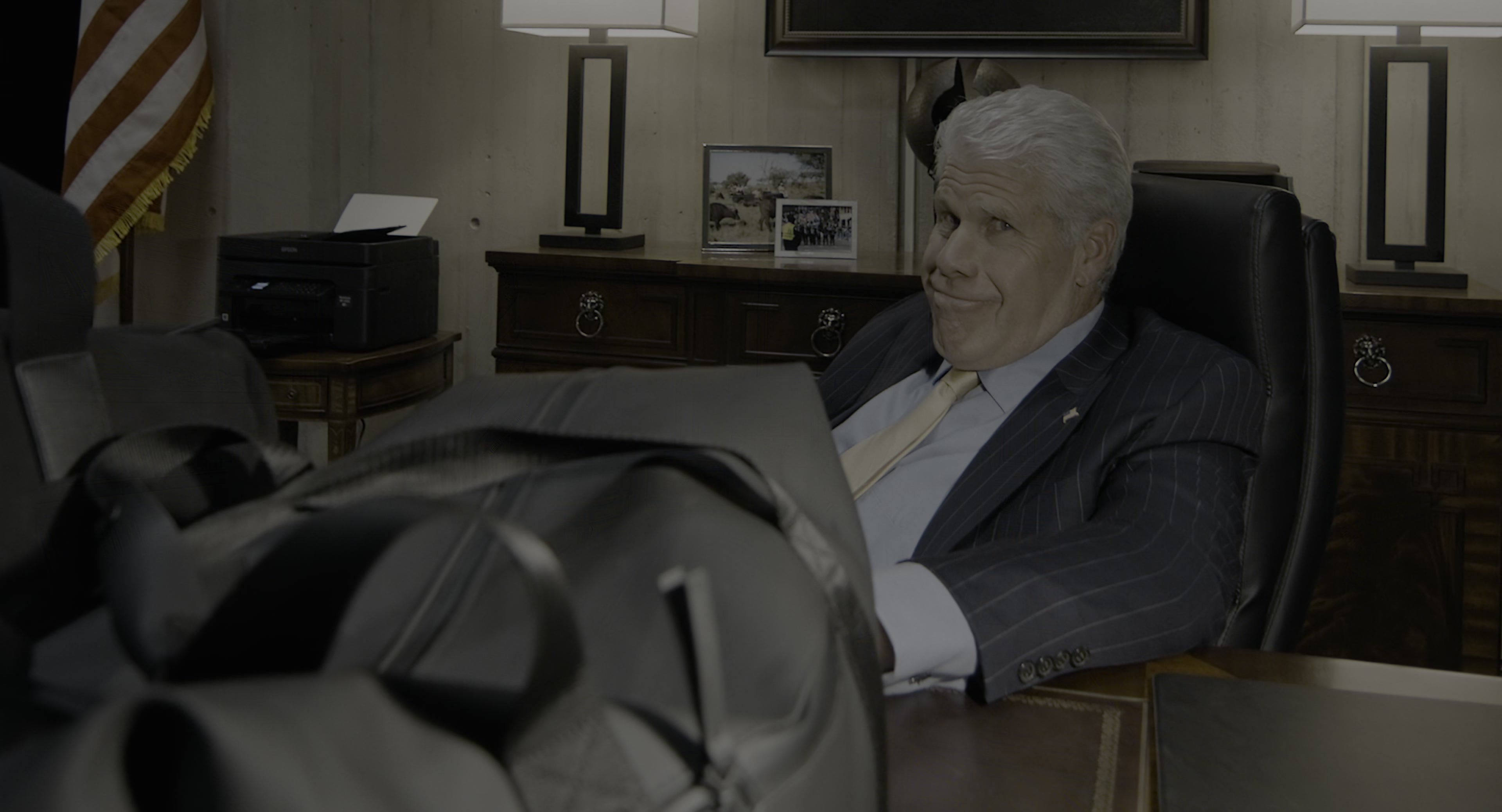 The Instigators (2024), wide, 1.85:1 — film still