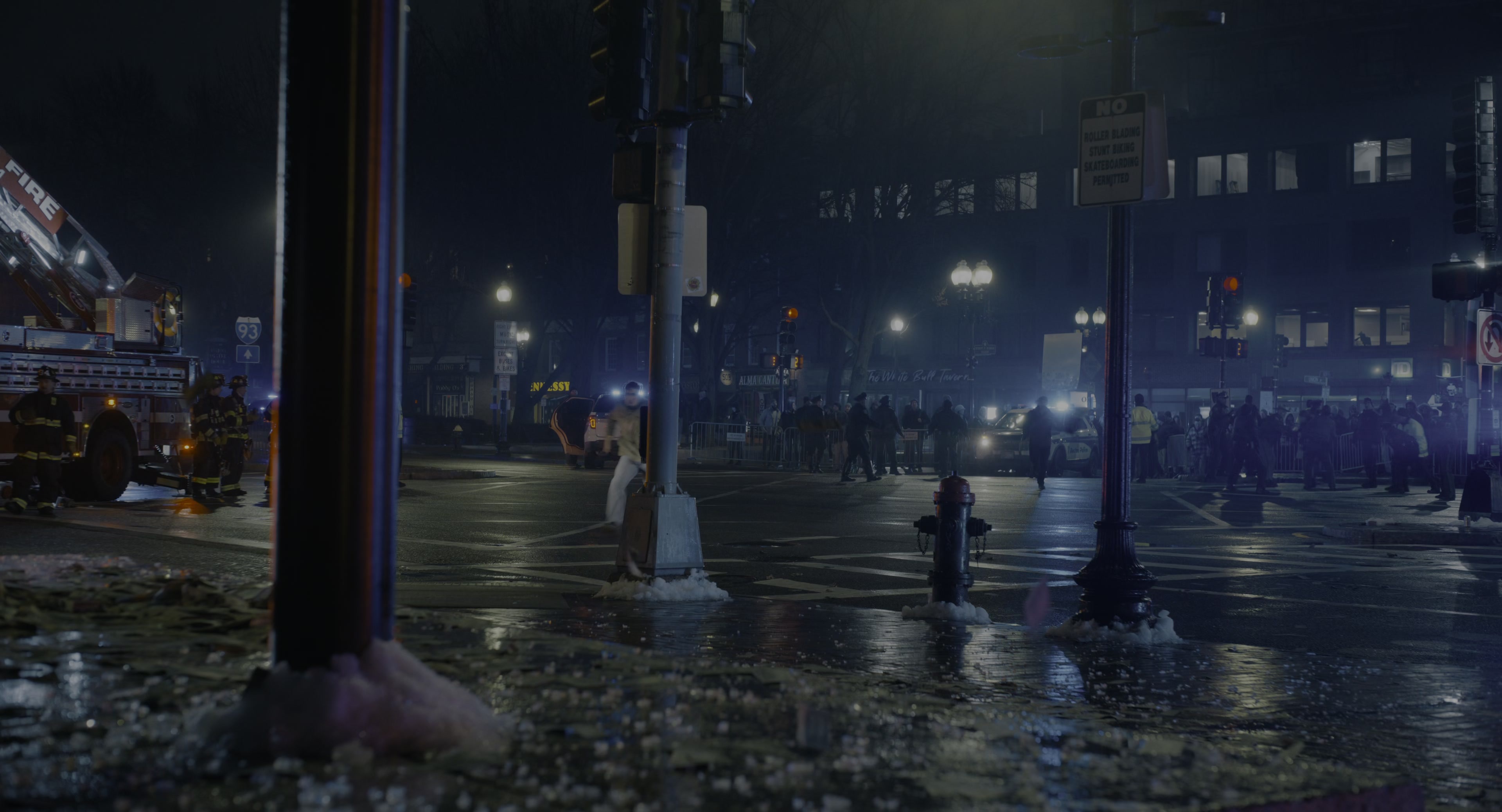The Instigators (2024), wide, 1.85:1 — film still