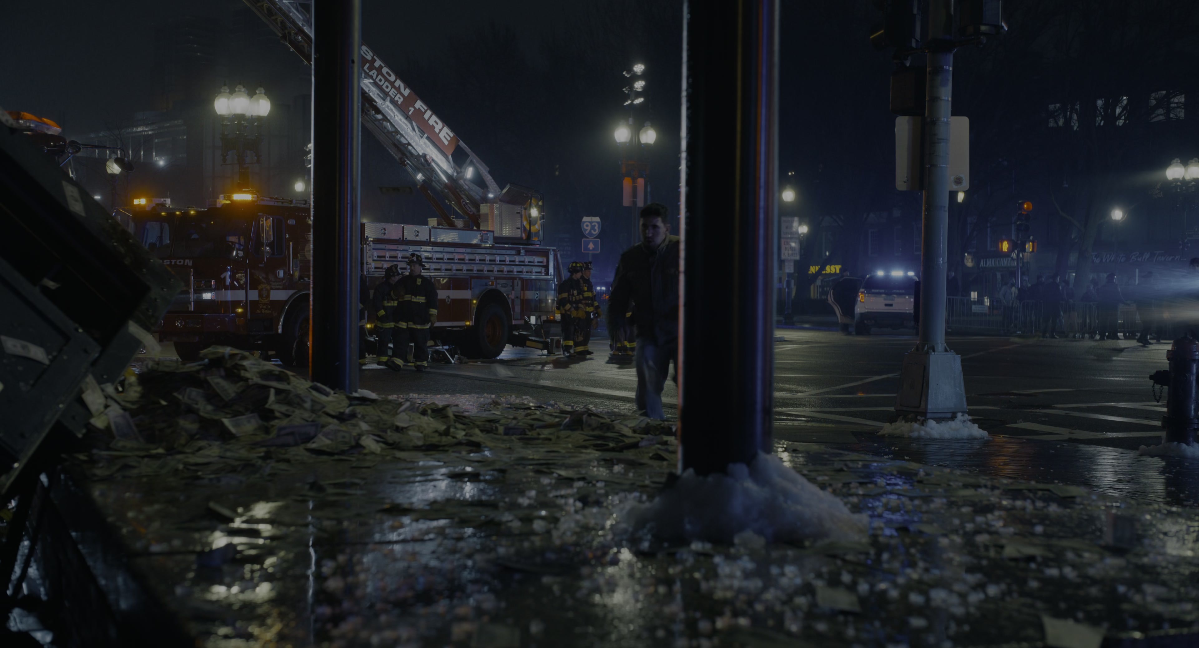 The Instigators (2024), wide, 1.85:1 — film still