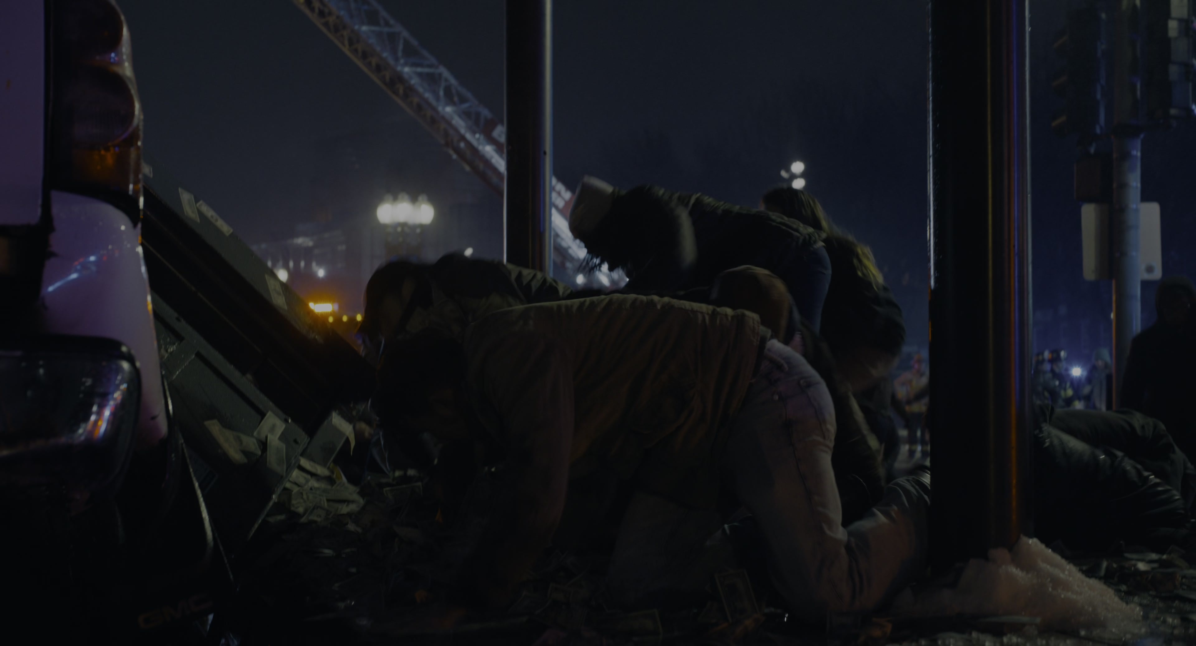 The Instigators (2024), wide, 1.85:1 — film still