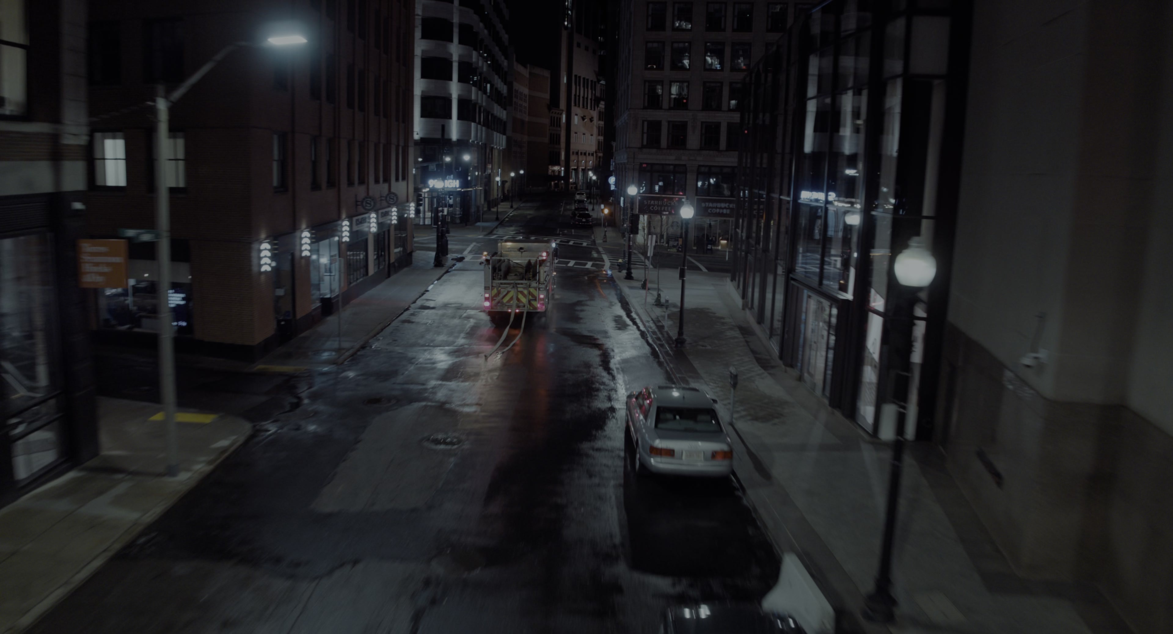 The Instigators (2024), wide, 1.85:1 — film still