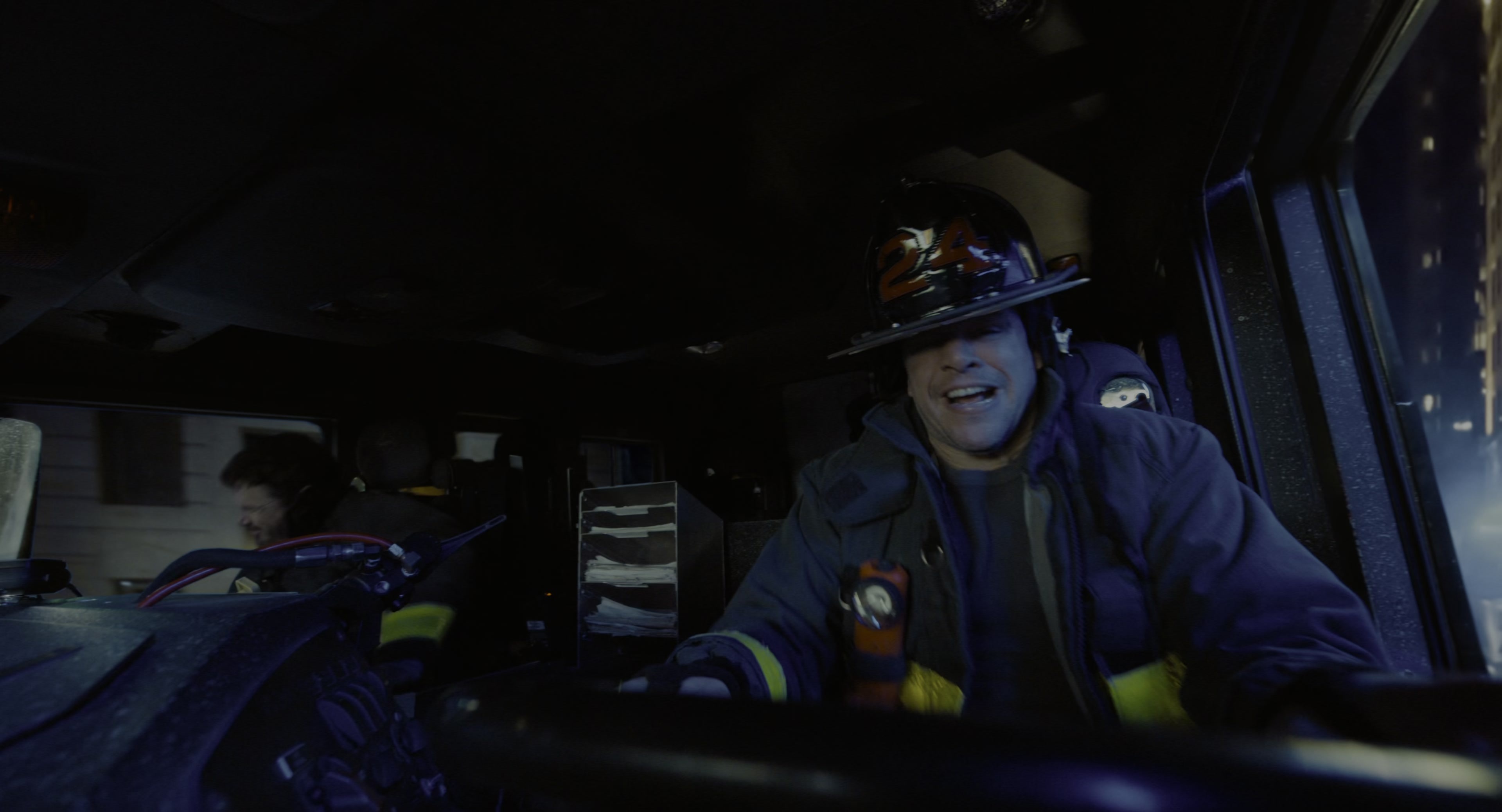 The Instigators (2024), wide, 1.85:1 — film still